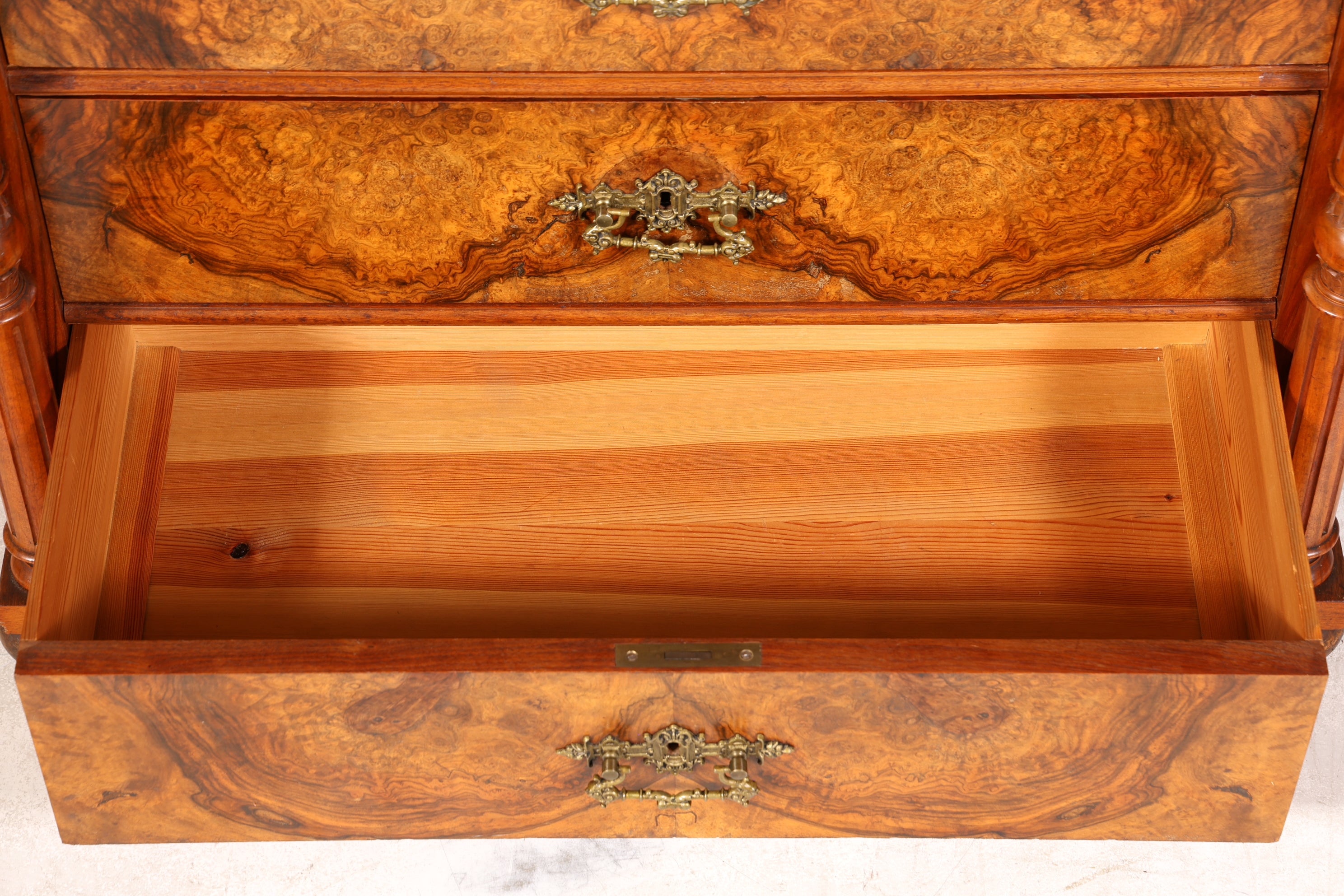 Wunderschöne Gründerzeit Kommode Louis Philippe echt Holz Schubladen Kommode Sideboard um 1880