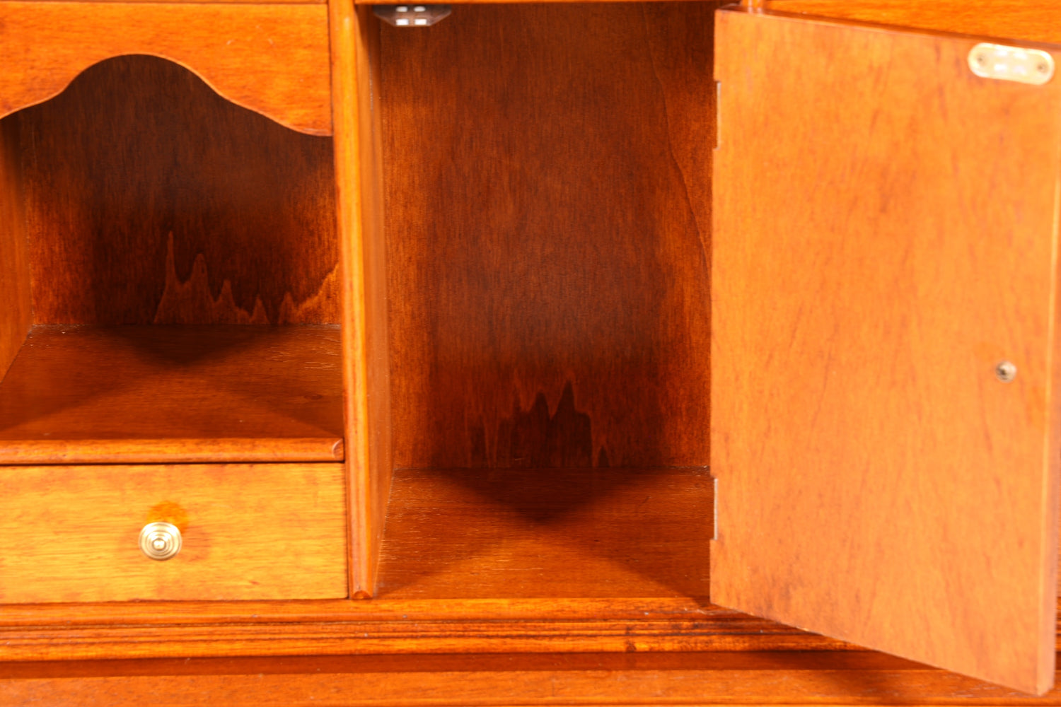 Wunderschöner Englischer Sekretär Büro Aufsatzsekretär Antik 60S Schrank UK