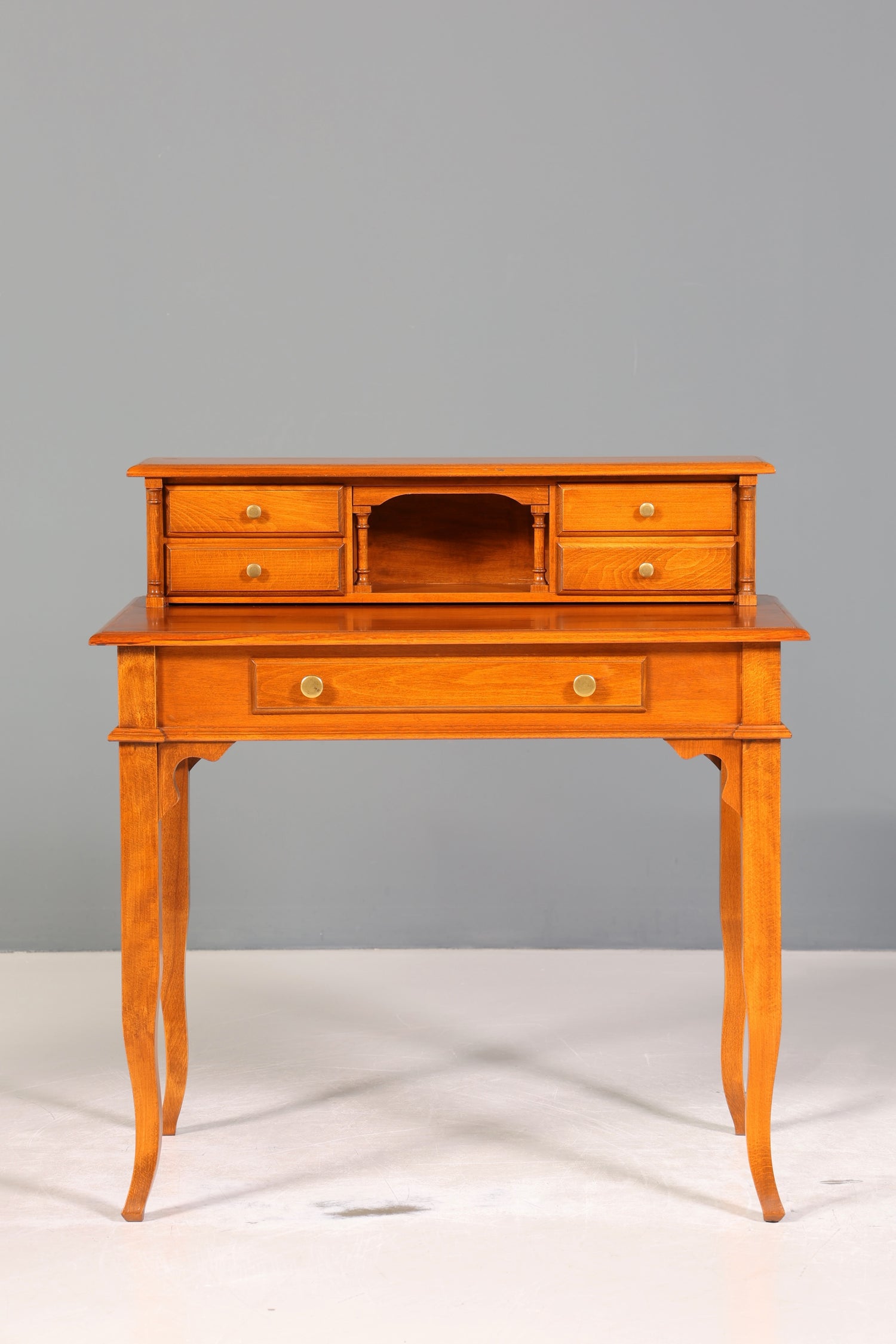 Wunderschöner Original Selva Schreibtisch Antik Stil Bürotisch Sekretär echt Holz Office Desk