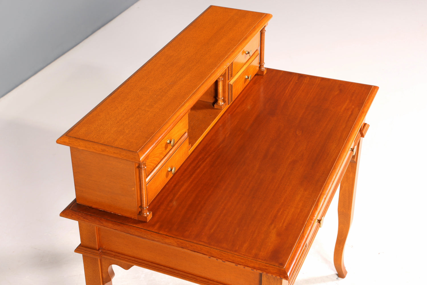 Wunderschöner Original Selva Schreibtisch Antik Stil Bürotisch Sekretär echt Holz Office Desk