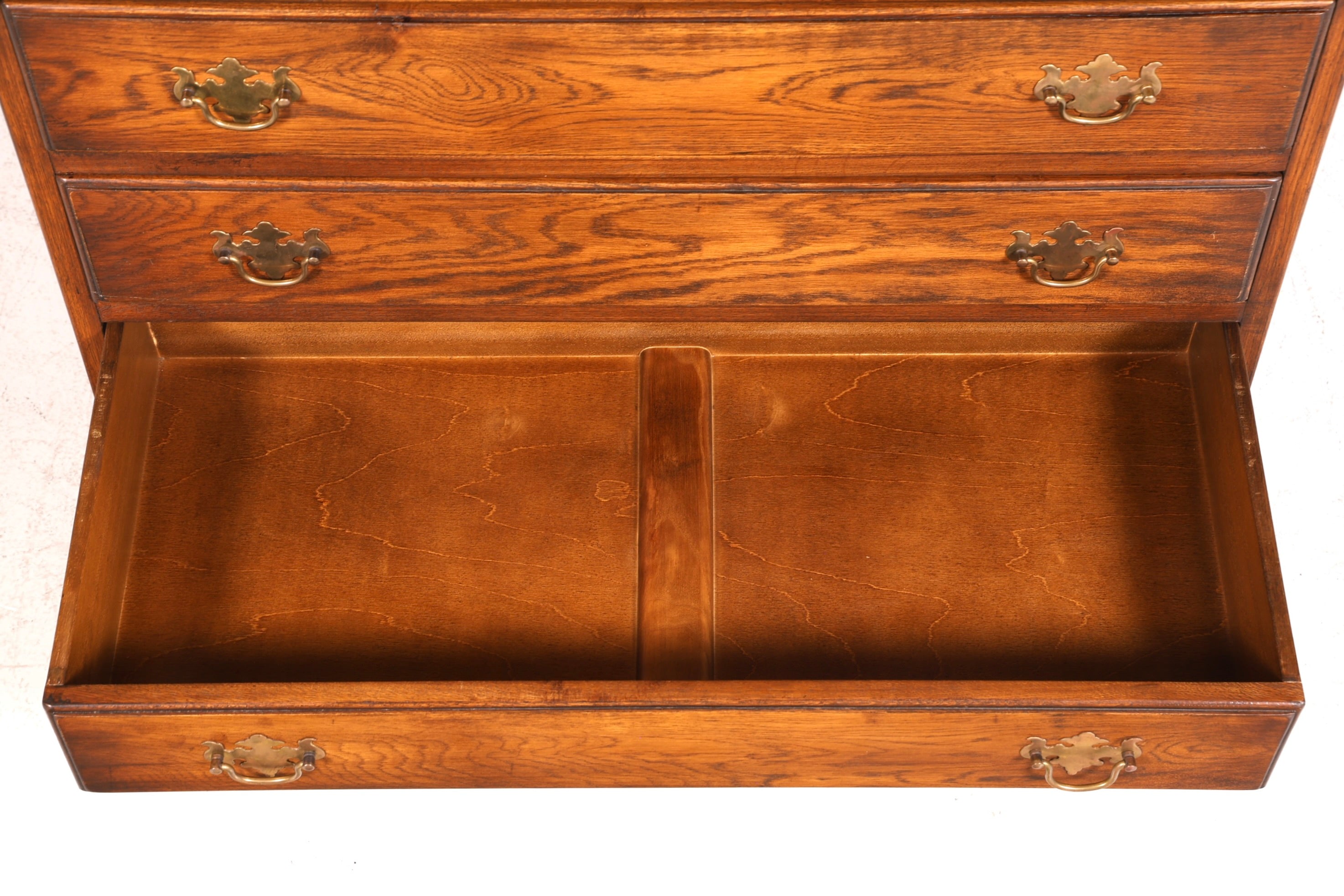 Edler Englischer Sekretär Eiche Holz Reprodux Bürotisch Bevan Funnell Office Table Schreibkommode