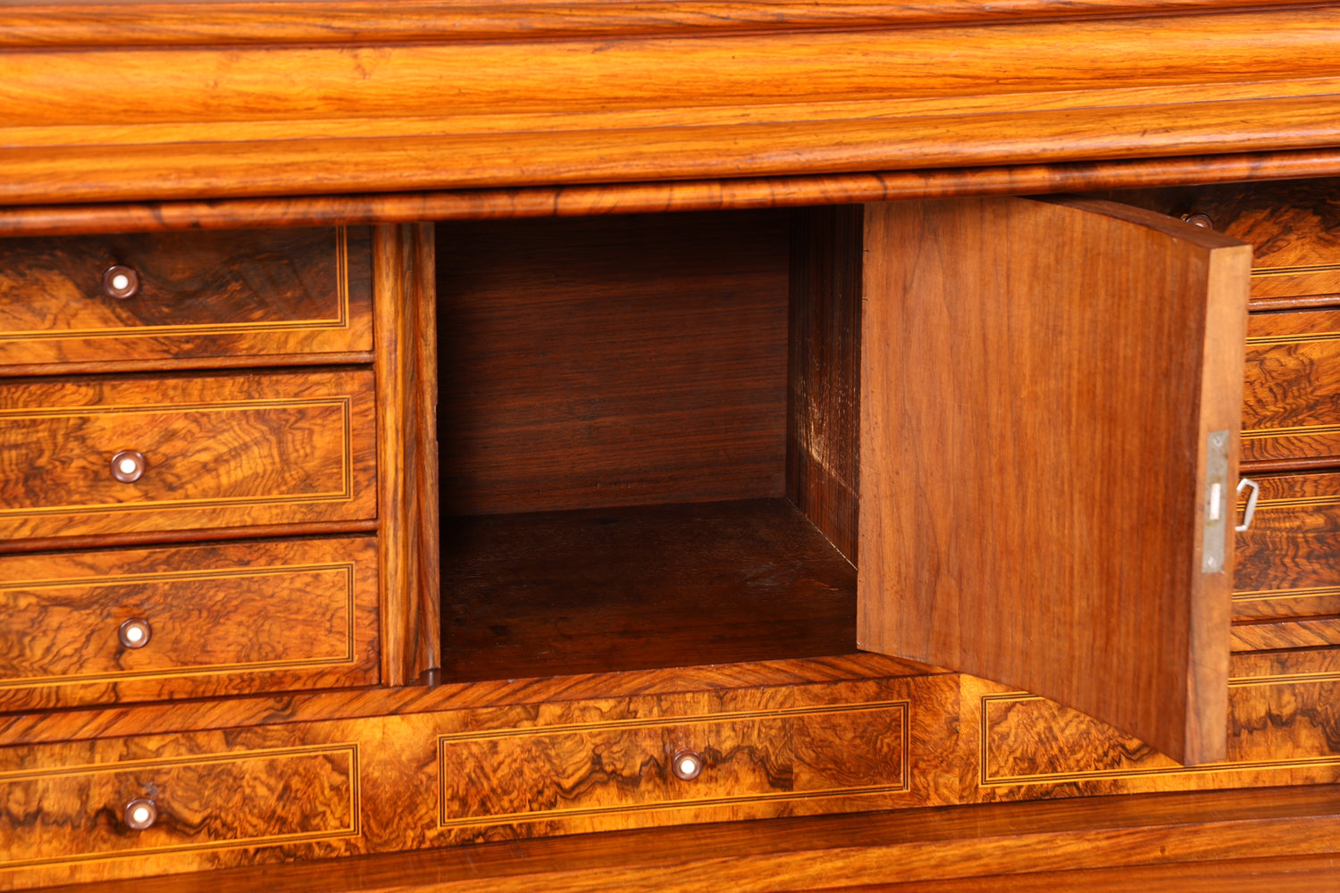 Wunderschöner Louis Philippe Sekretär um 1880 Gründerzeit Vertiko Antik Schrank Chiffoniere