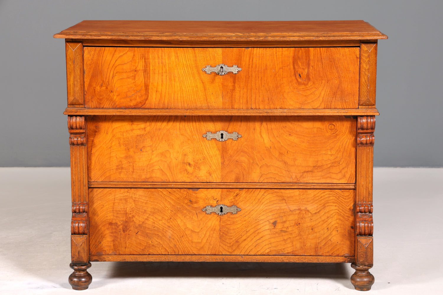 Wunderschöne Gründerzeit Kommode Louis Philippe echt Holz Schubladen Kommode Sideboard um 1880