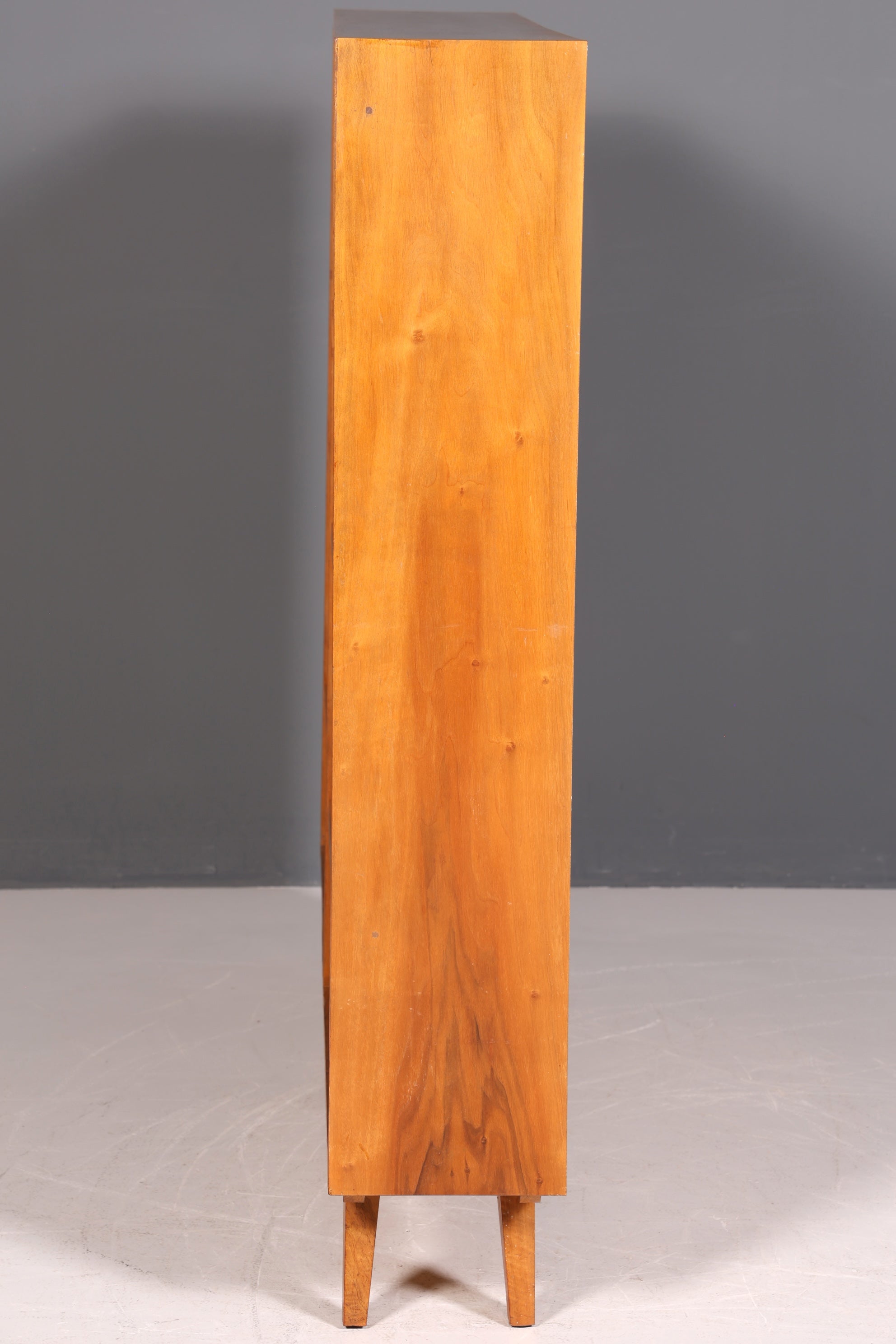 Wunderschönes Original XXL Musterring Regal Mid Century Bücherregal Retro echt Holz Buchablage