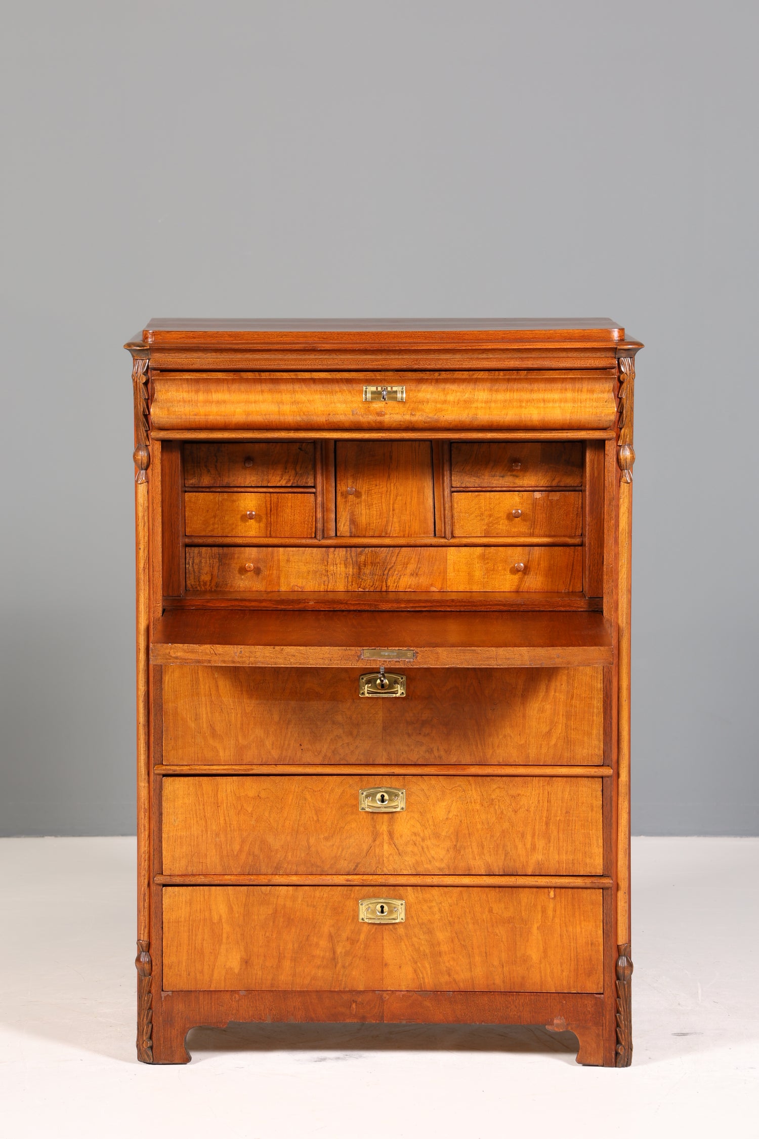 Wunderschöner Jugendstil Sekretär Gründerzeit Vertiko Antik Kommode um 1900