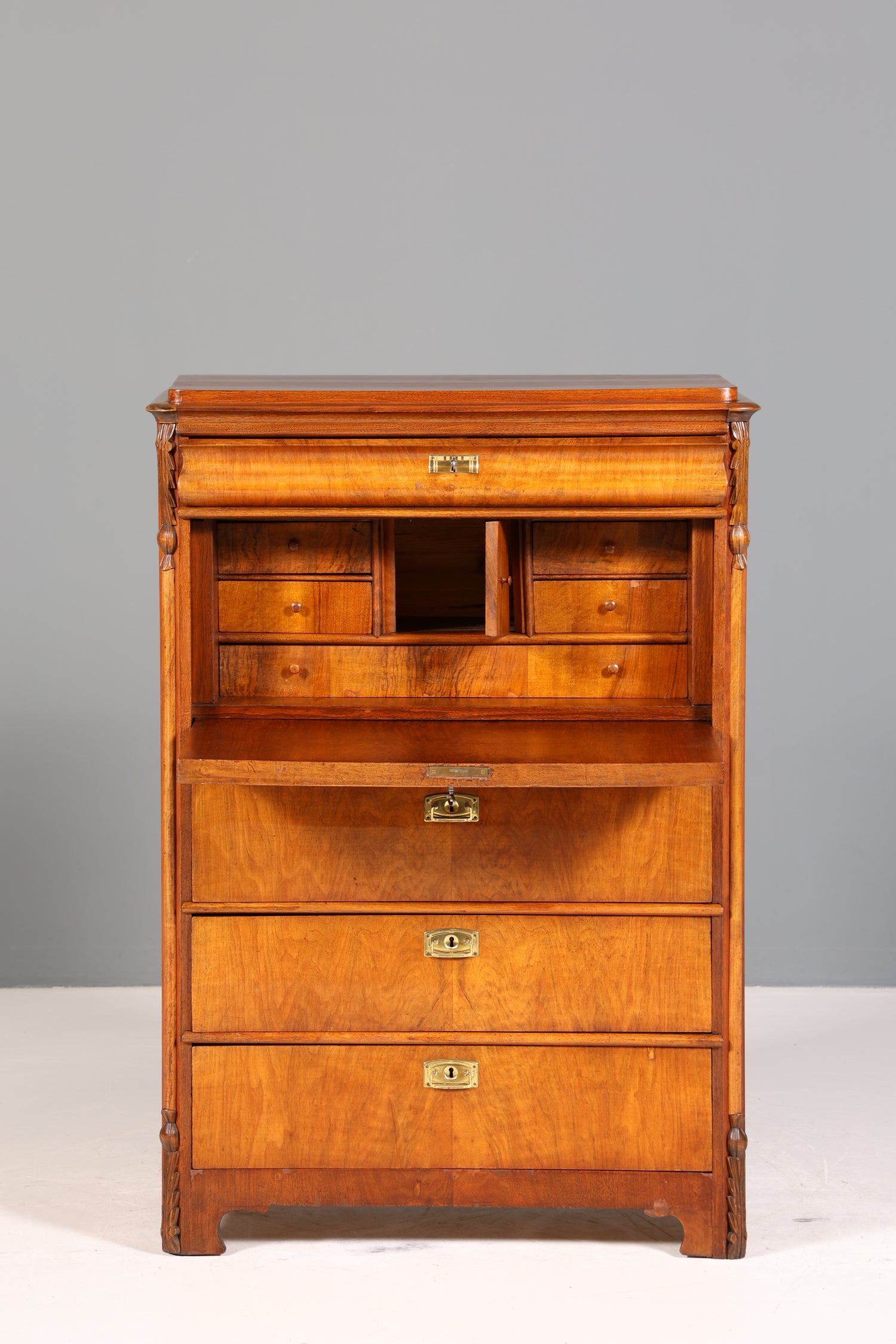 Wunderschöner Jugendstil Sekretär Gründerzeit Vertiko Antik Kommode um 1900