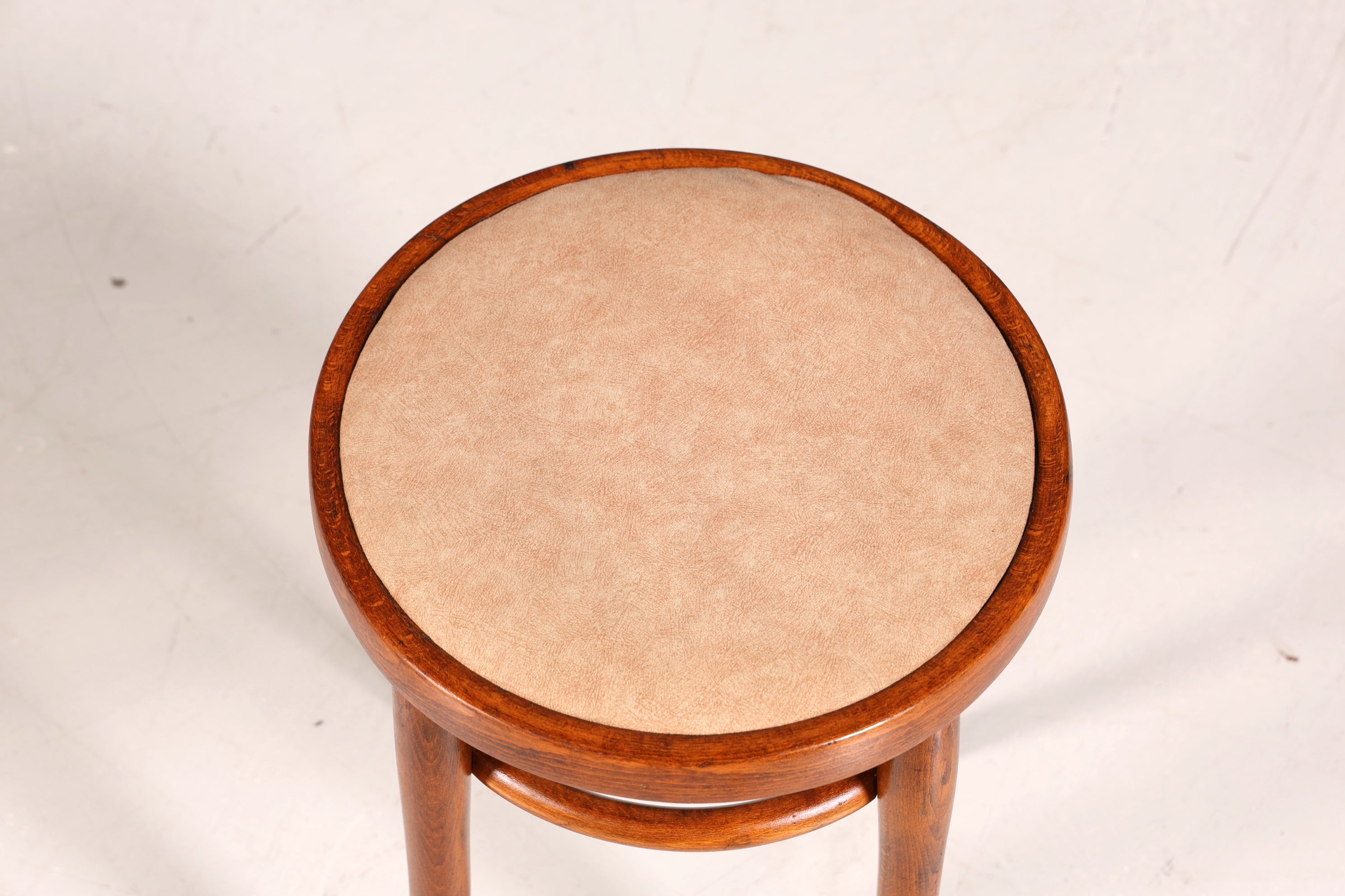 Wunderschöner Hocker Bugholz Stuhl Thonet echt Holz Klavierhocker