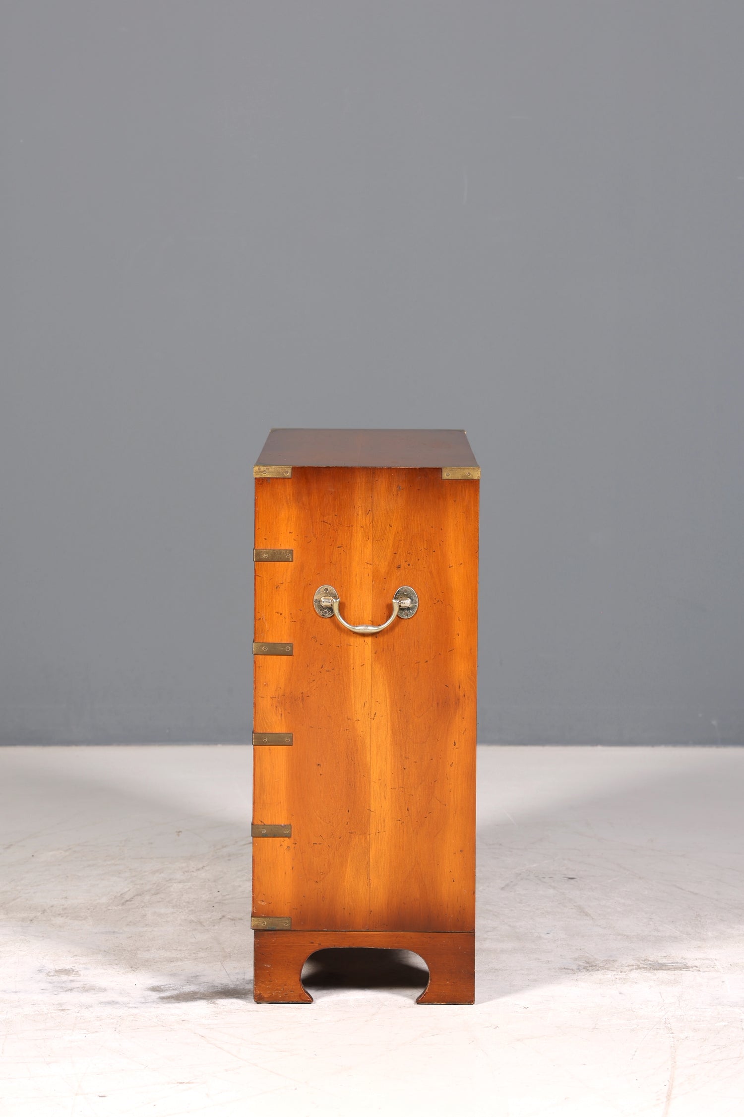 Traumhafte Englische Kommode Maritime Schiffs Kommode Englisch Antik Schrank Military Chest