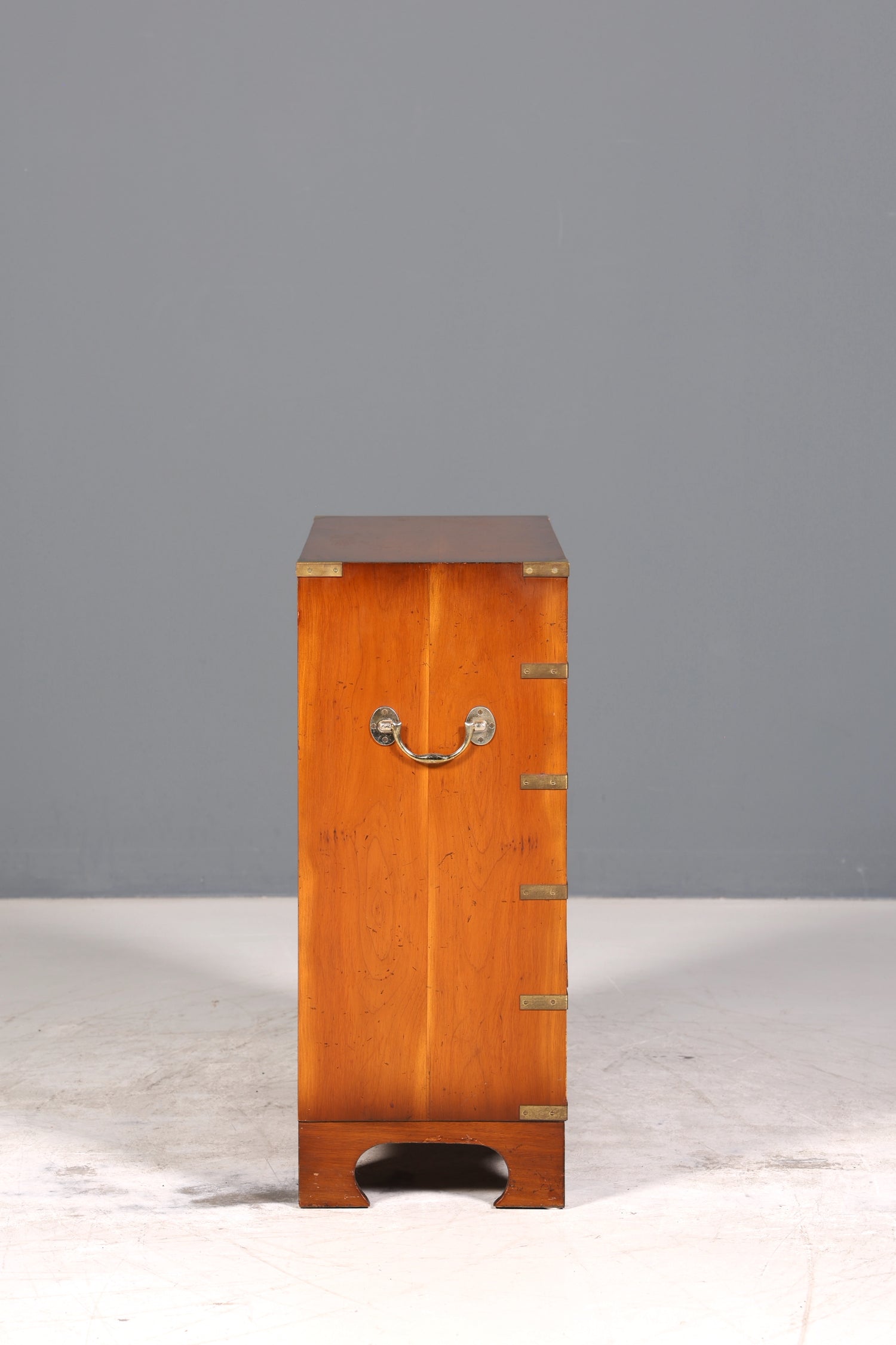 Traumhafte Englische Kommode Maritime Schiffs Kommode Englisch Antik Schrank Military Chest