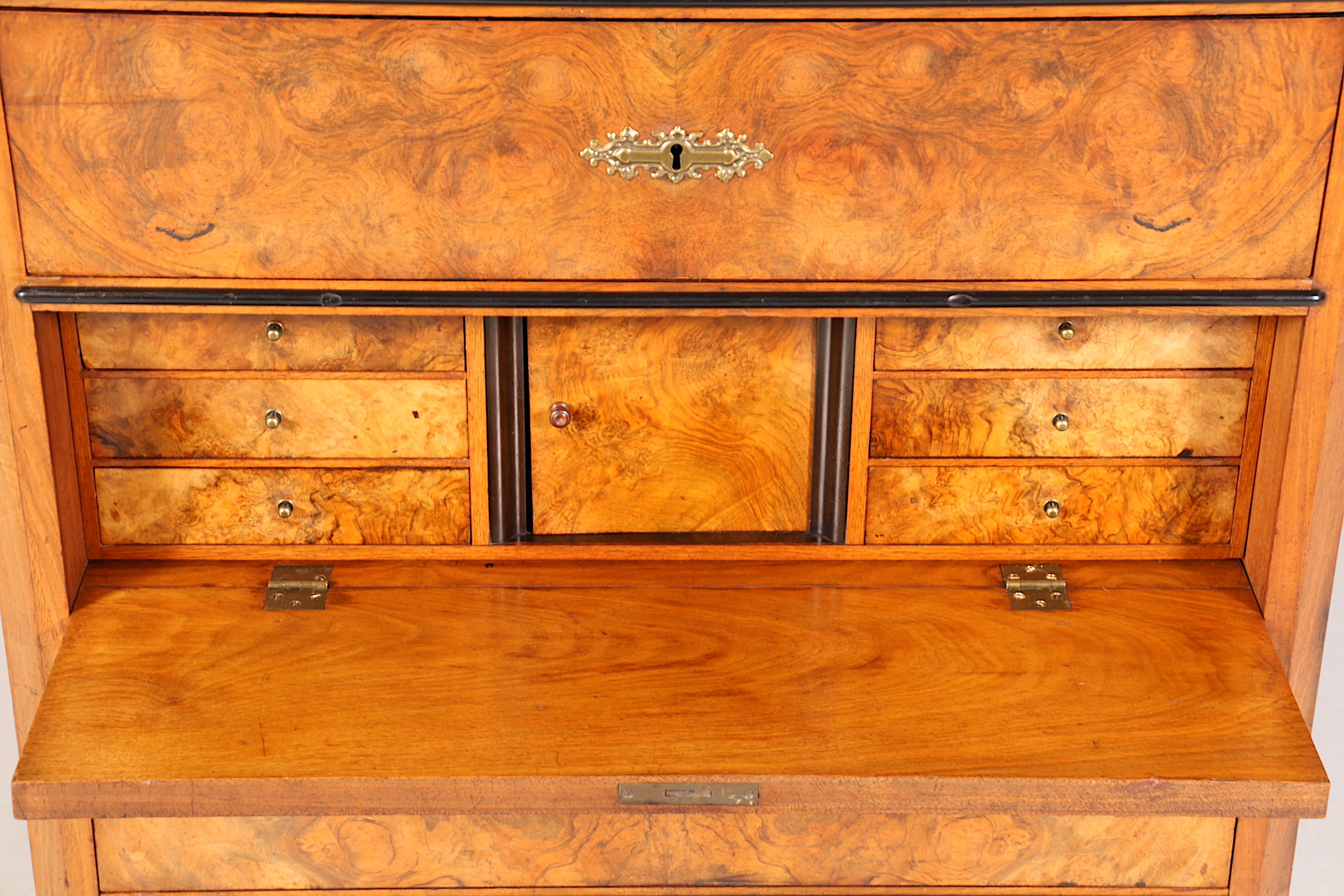 Wunderschöner Louis Philippe Sekretär Chiffoniere um 1880 Gründerzeit Vertiko Schrank Semainier