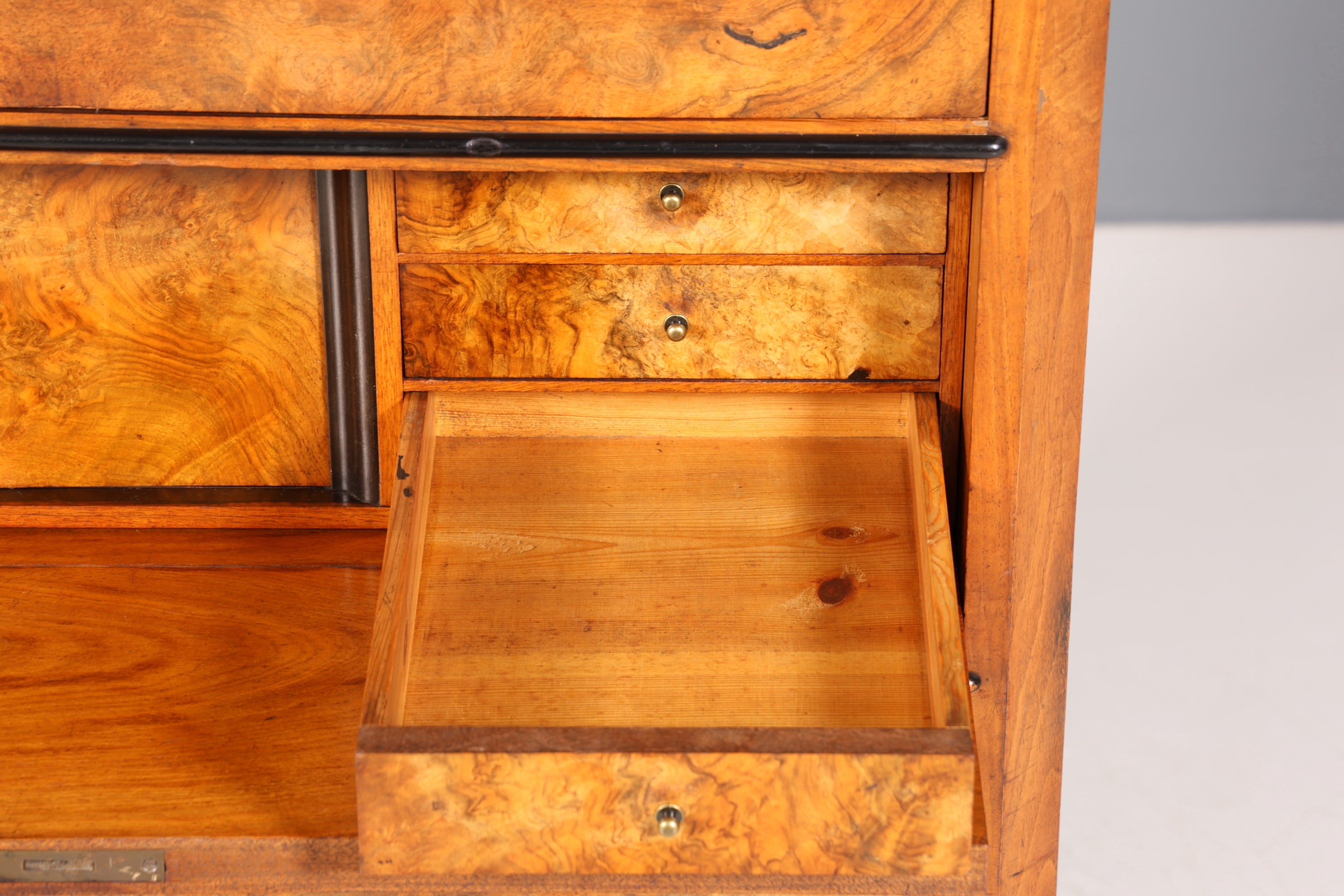 Wunderschöner Louis Philippe Sekretär Chiffoniere um 1880 Gründerzeit Vertiko Schrank Semainier