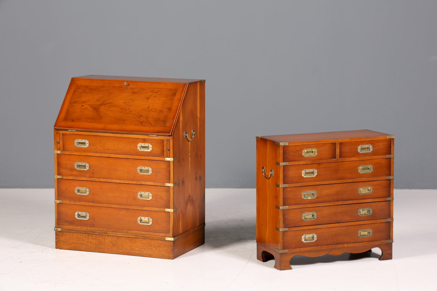 Traumhafte Englische Kommode Maritime Schiffs Kommode Englisch Antik Schrank Military Chest