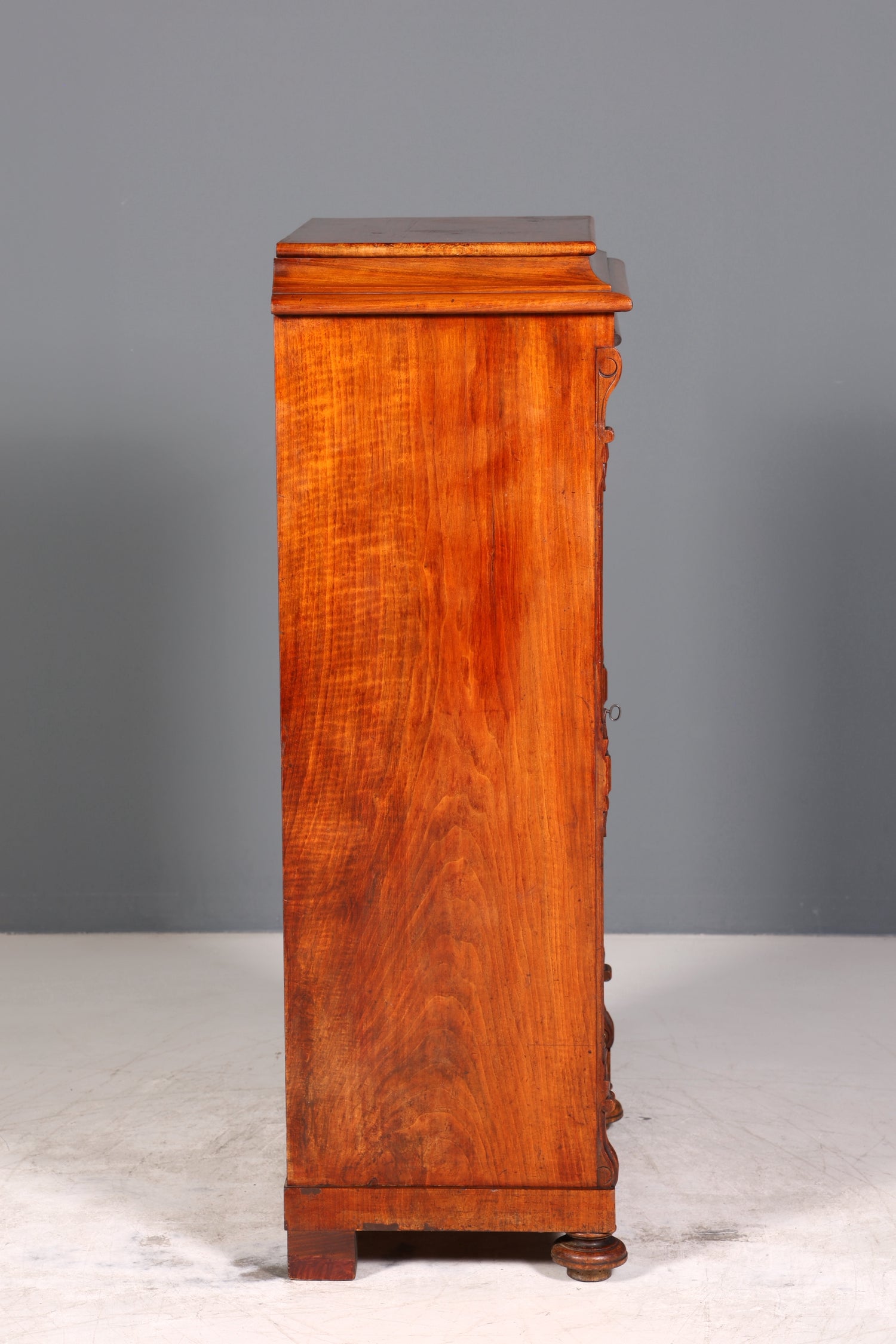 Wunderschönes Gründerzeit Vertiko Louis Philippe Kommode um 1880 Schubladenkommode Chiffoniere