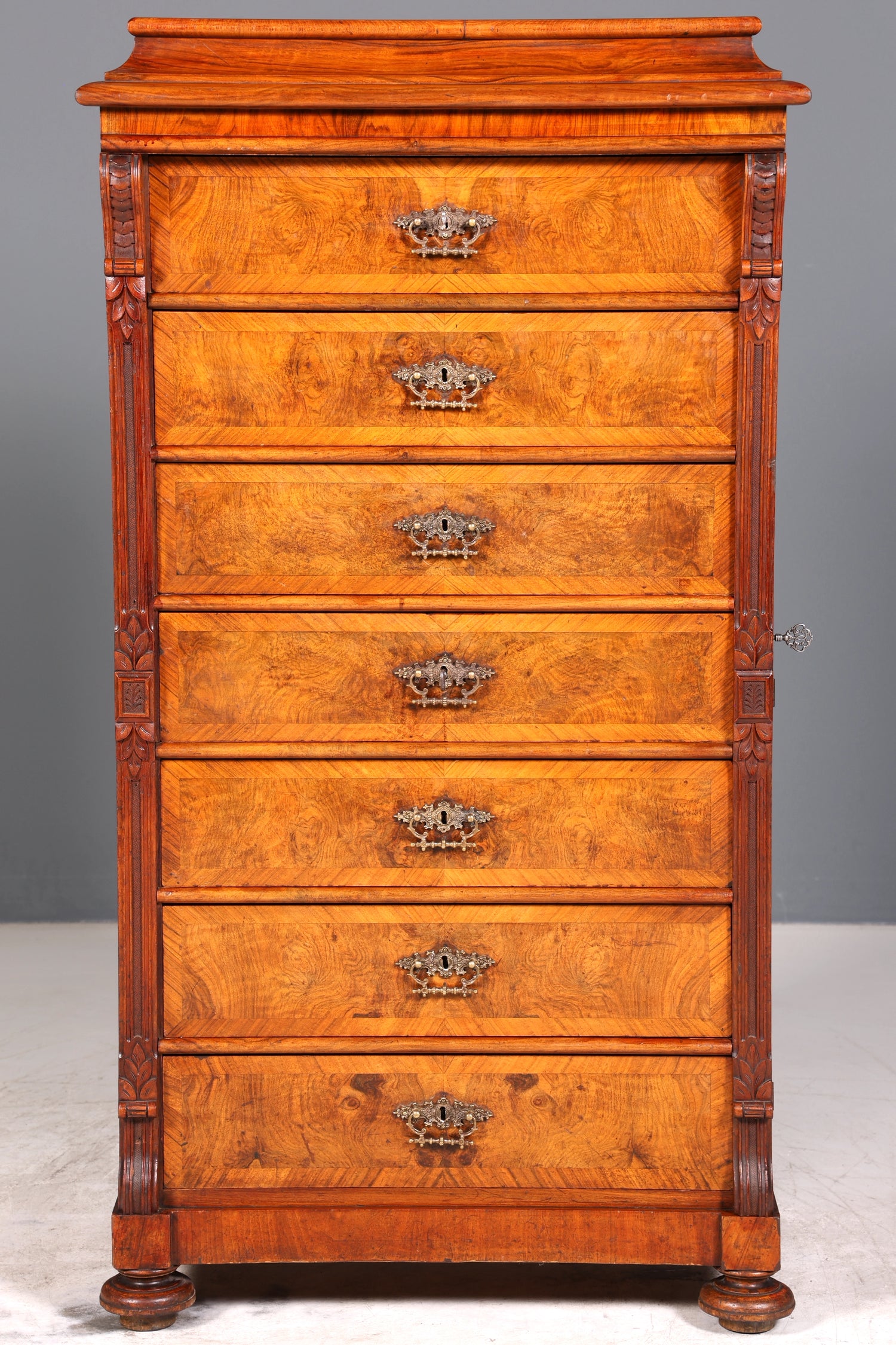 Wunderschönes Gründerzeit Vertiko Louis Philippe Kommode um 1880 Schubladenkommode Chiffoniere