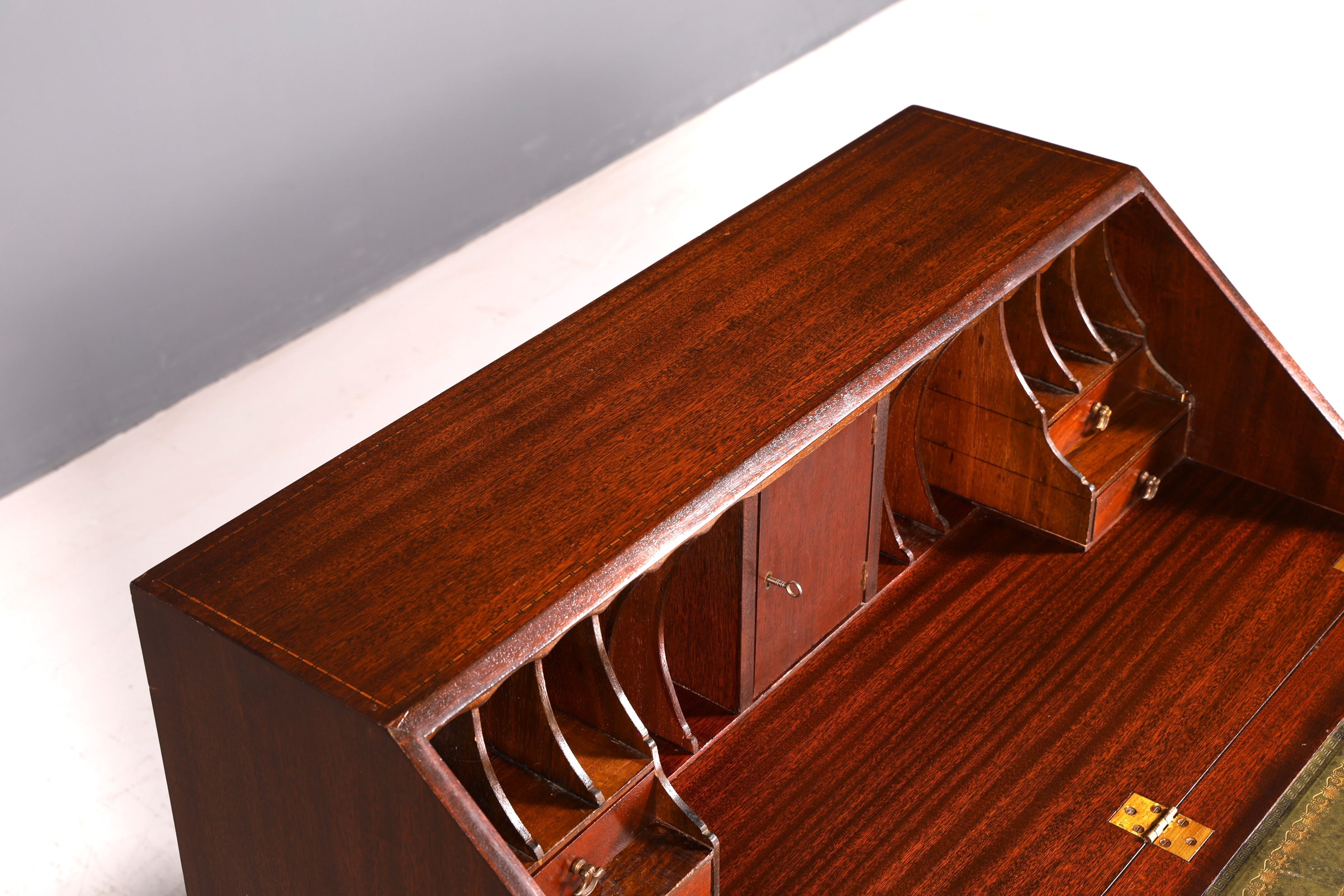 Wunderschöner Englischer Sekretär Schreibkommode Echt Holz Schreibtisch Kommode 60s Vintage