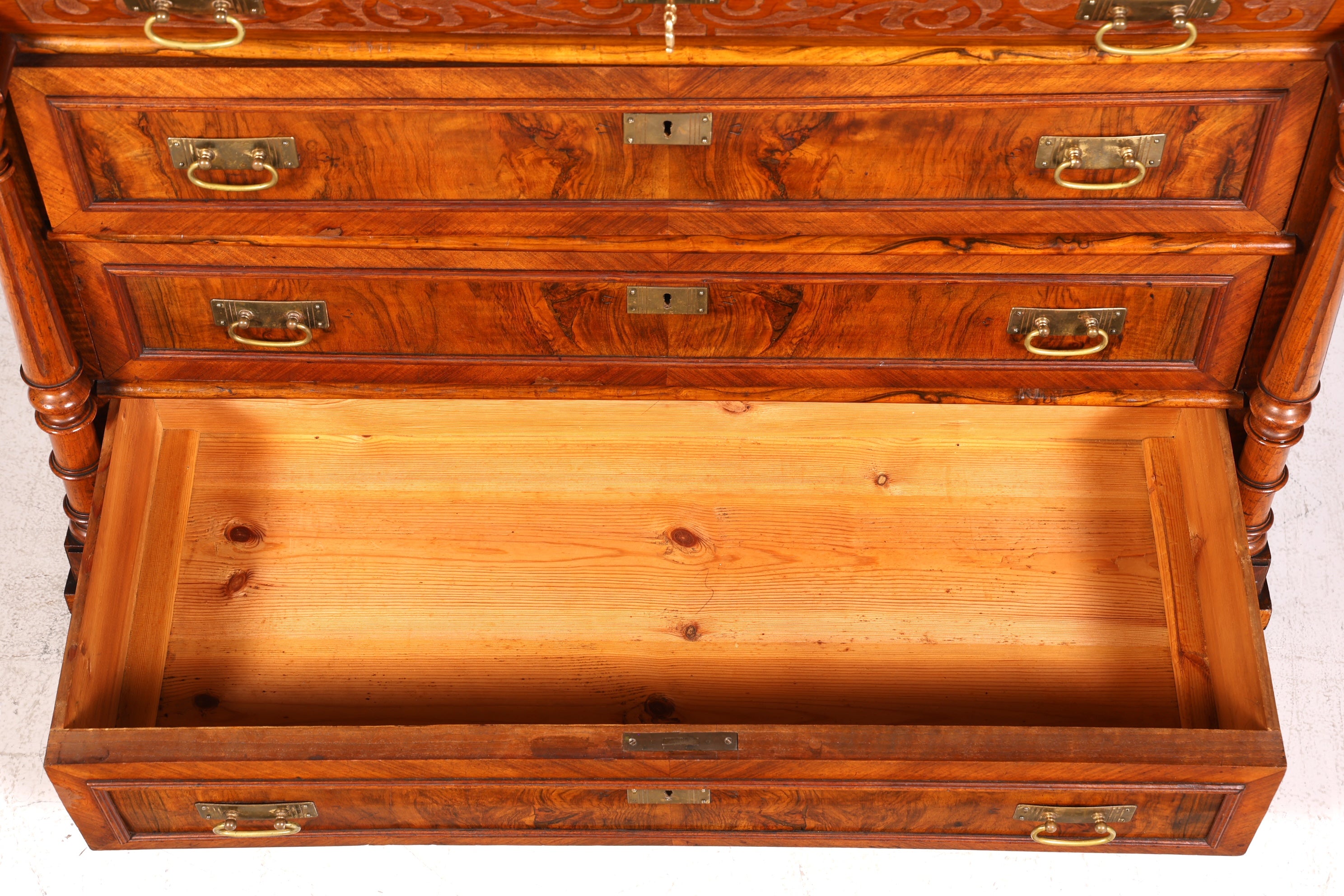 Traumhafte Gründerzeit Kommode Jugendstil Antik Sideboard Schubladenkommode Wäschekommode