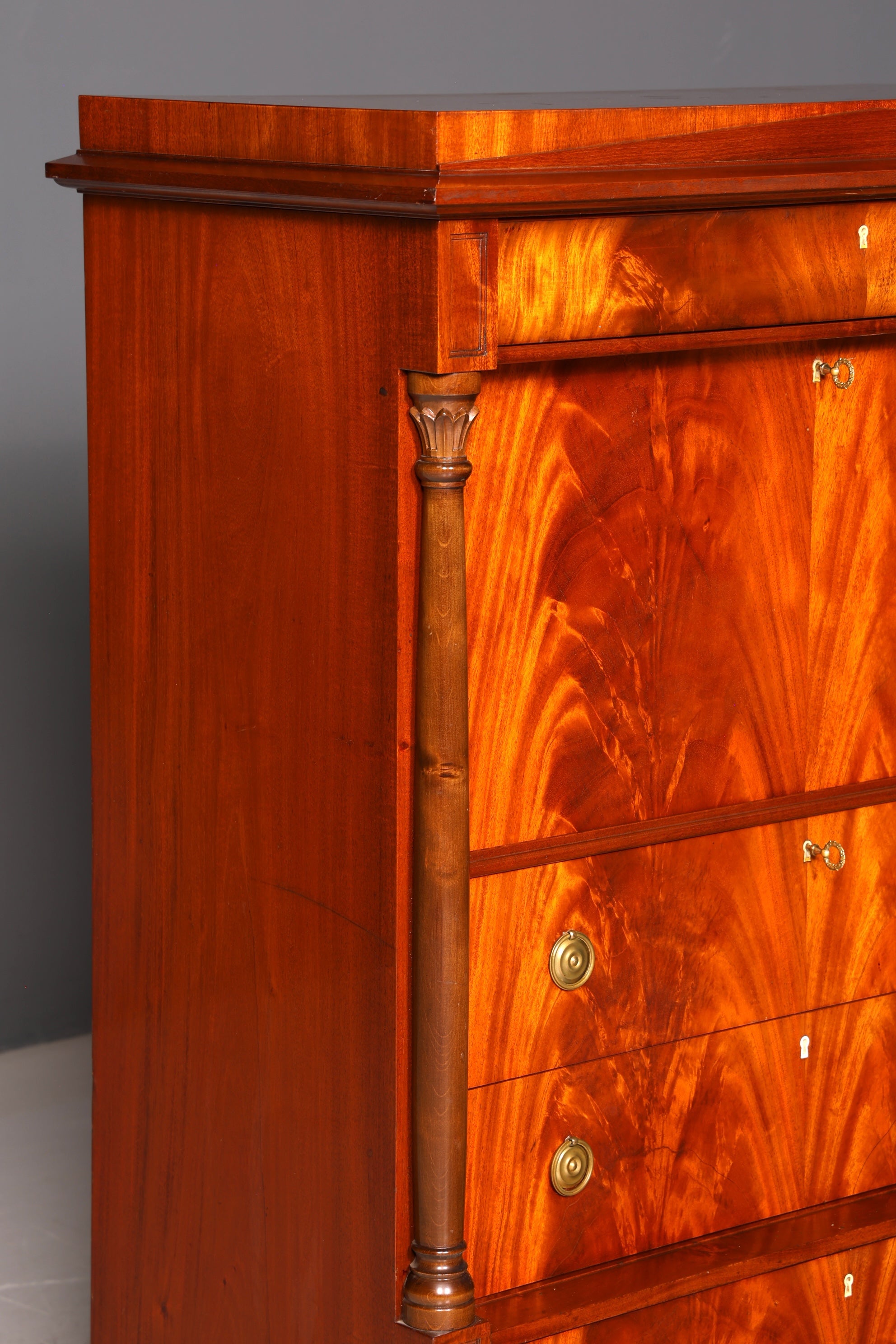 Wunderschöner Original Biedermeier Sekretär Englisch Kommode Antik Bürokommode