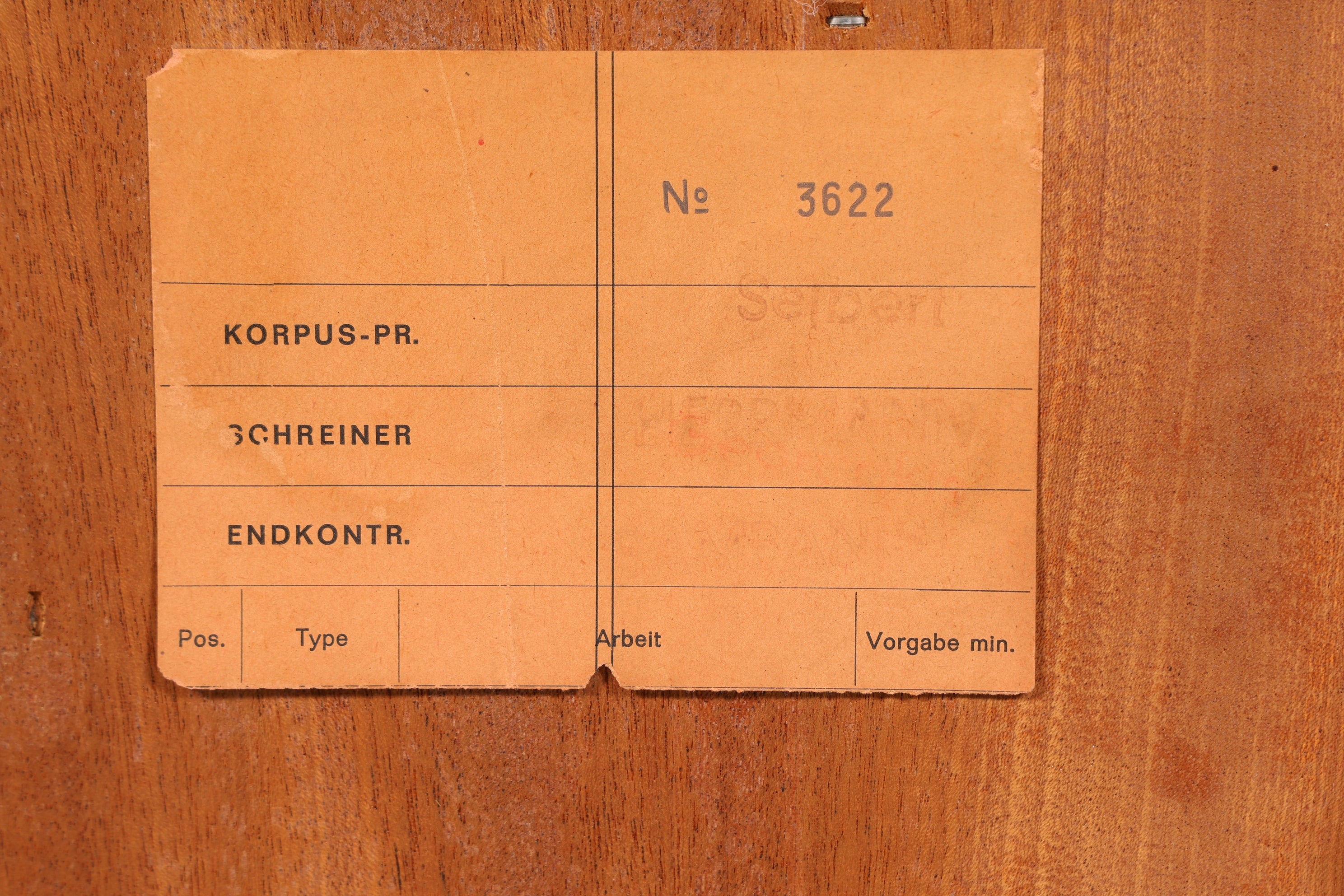 Schlichter Mid Century Schrank Vintage WMK Möbel Retro Kommode Flur Kommode 60s Regal Sideboard 2 von 2