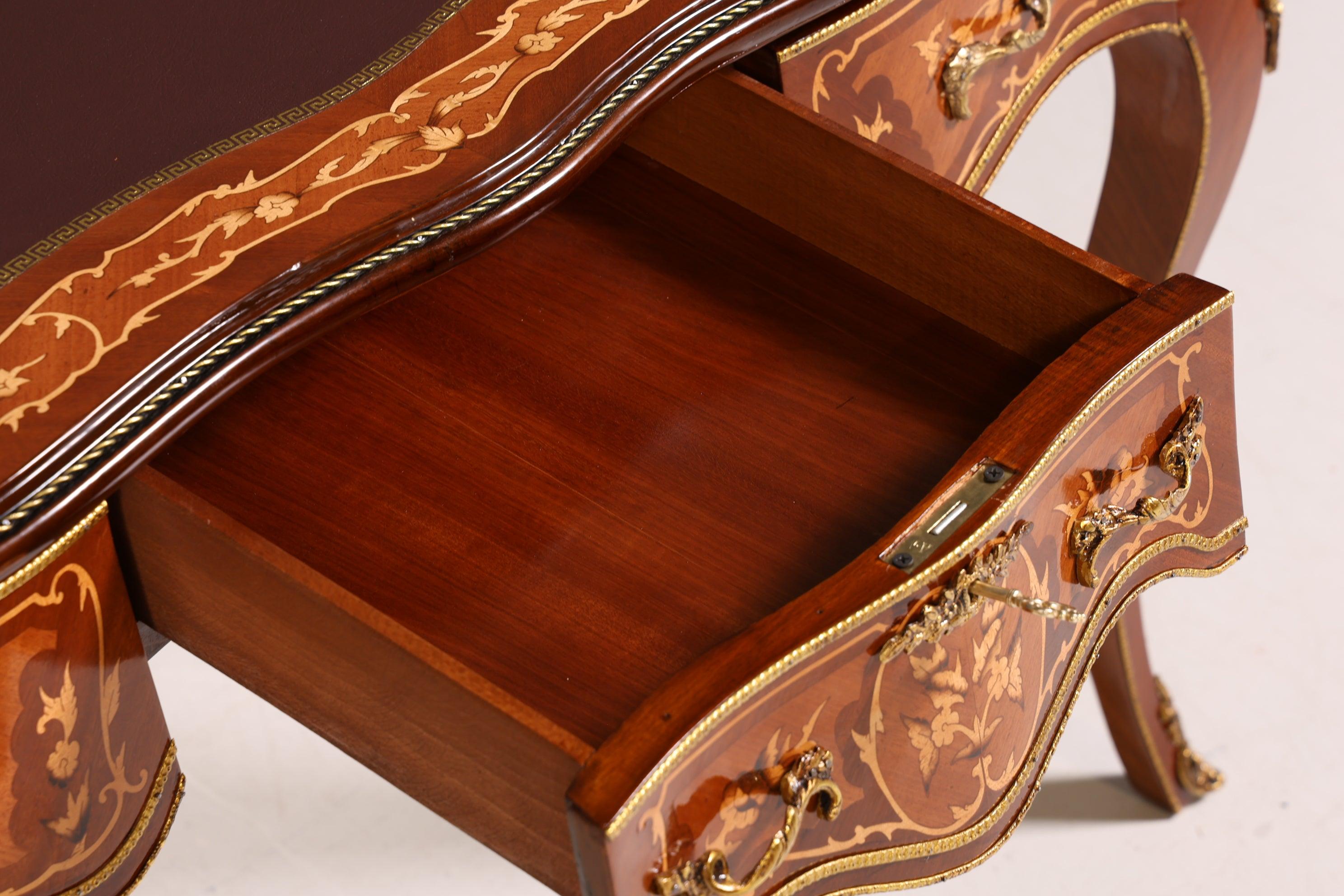 Traumhafter Louis XV Stil Schreibtisch French Desk Antik Stil Bürotisch