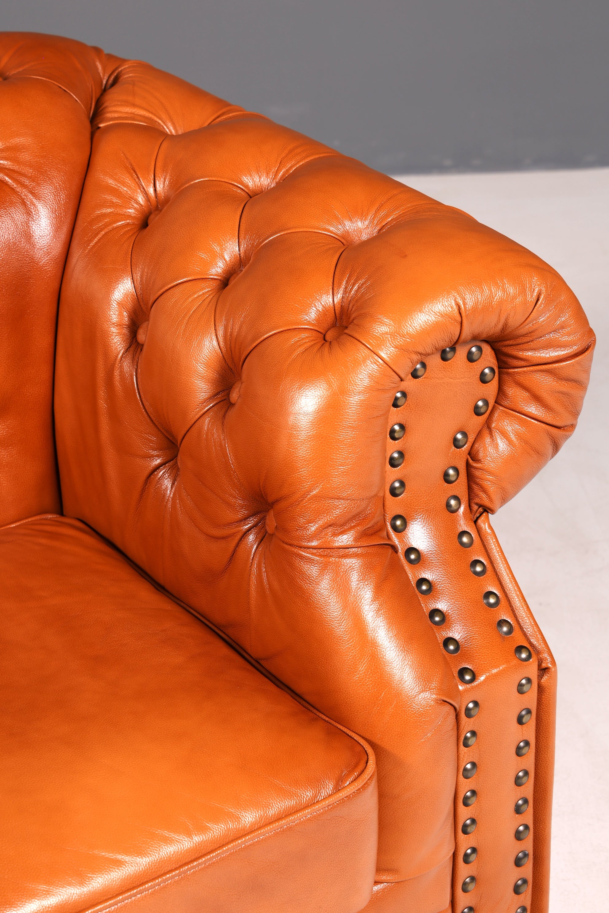G650 Finish Wunderschönes Original Chesterfield Centurion Sofa 3- Sitzer echt Leder Couch (Kopie)