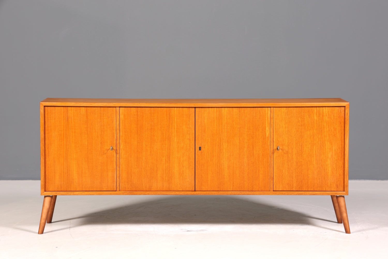 Stilvolles Mid Century Sideboard Vintage WK Möbel TV Schrank 60s Regal Retro Longboard