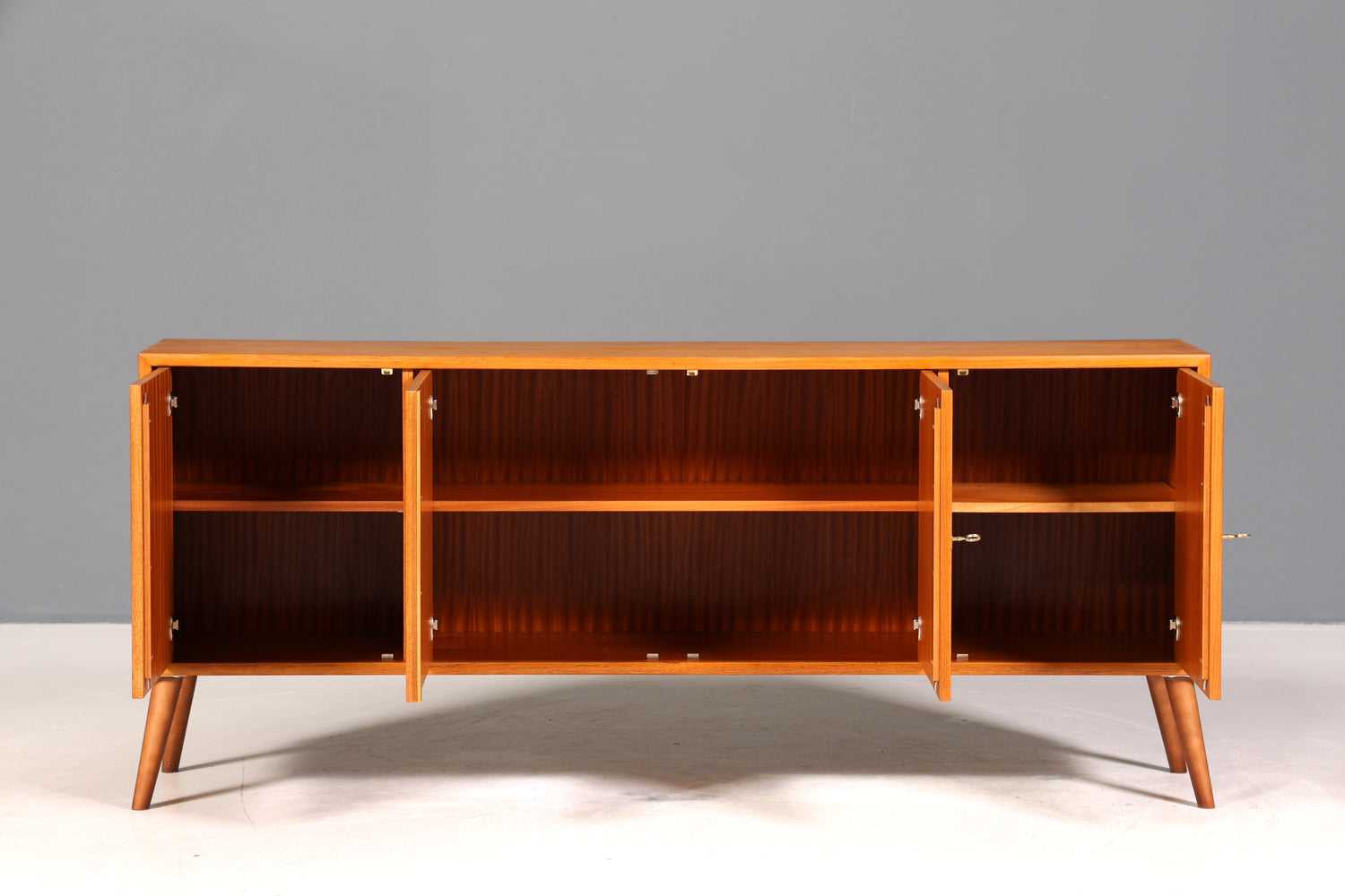 Stilvolles Mid Century Sideboard Vintage WK Möbel TV Schrank 60s Regal Retro Longboard