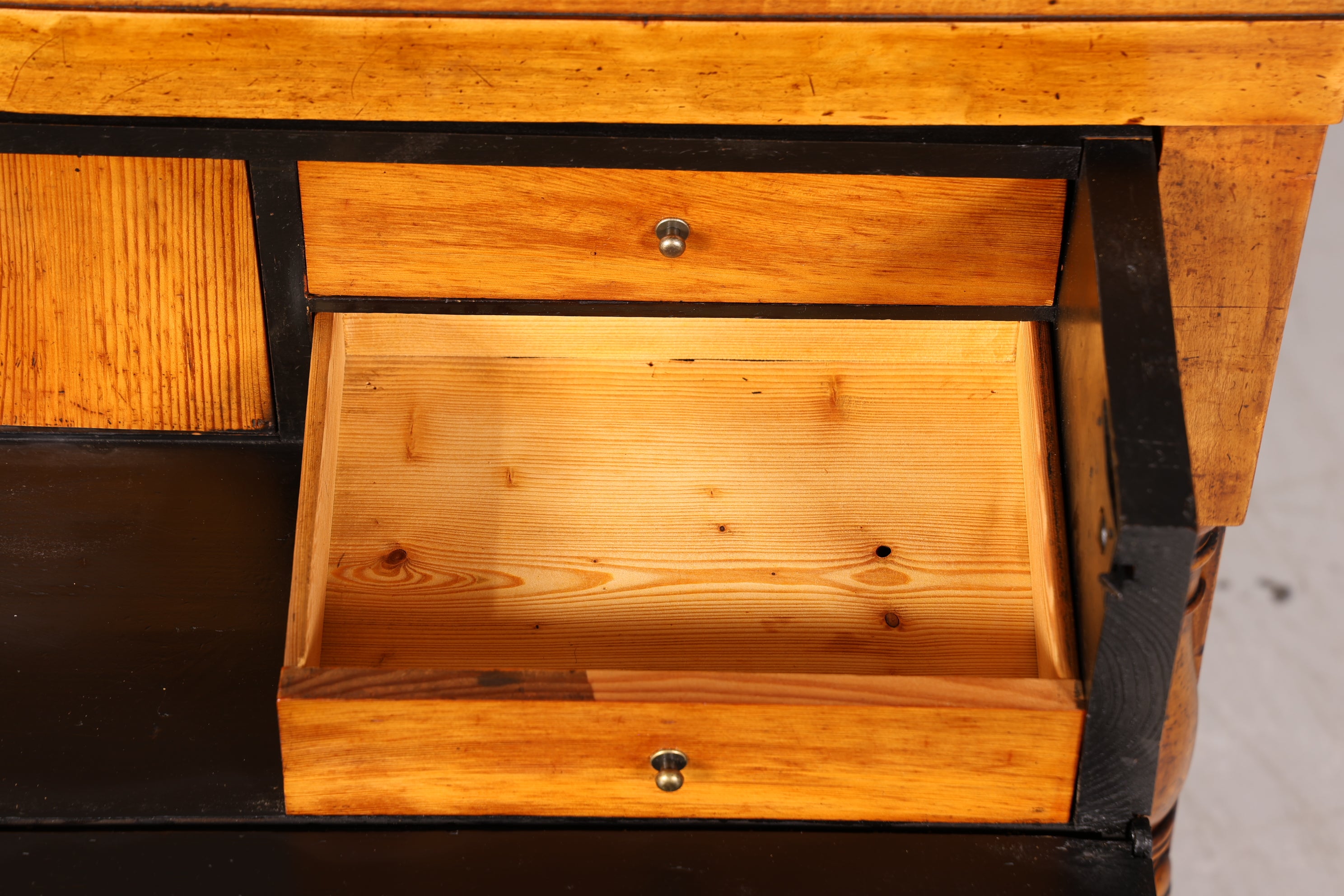 Wunderschöner Biedermeier Sekretär Antik Kommode Office Schreibkommode