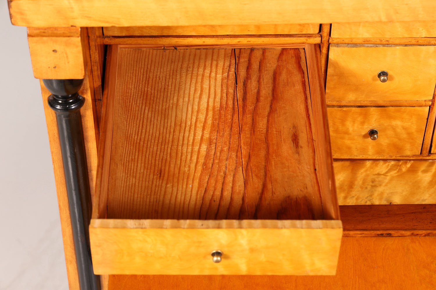 Wunderschöner Original Biedermeier Sekretär um 1860 Kommode Antik Bürokommode
