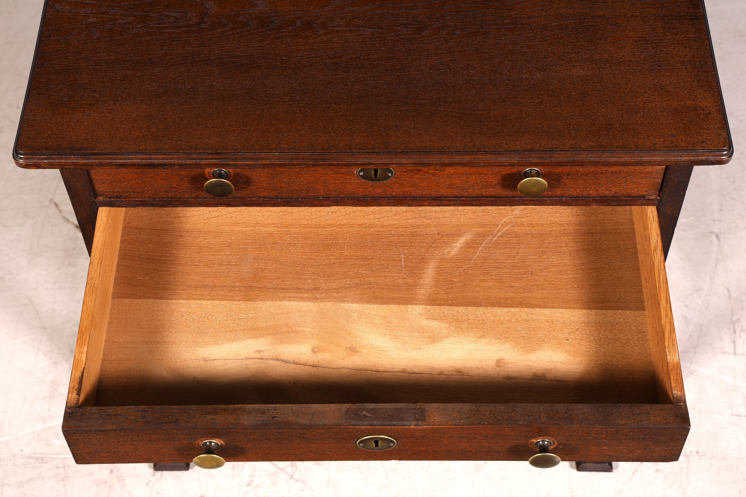 Wunderschöner Jugendstil Kommode Antik Nähtisch um 1910 Eiche Holz Ablagetisch Beistelltisch