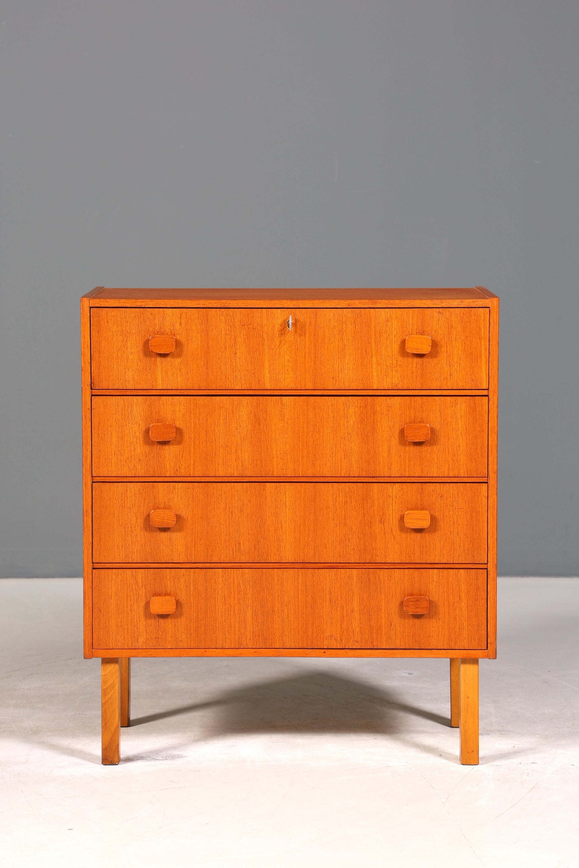 Wunderschöne Mid Century Kommode Teak Holz Sideboard Vintage Schubladen Kommode