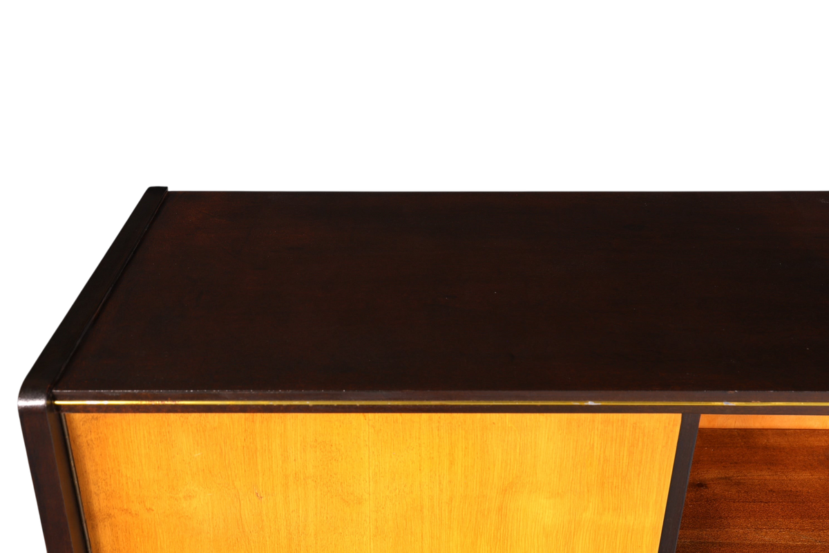 Wunderschöner Mid Century Schrank 60er Jahre Bücherregal Aktenschrank Rockabilly Wäscheschrank Regal Highboard
