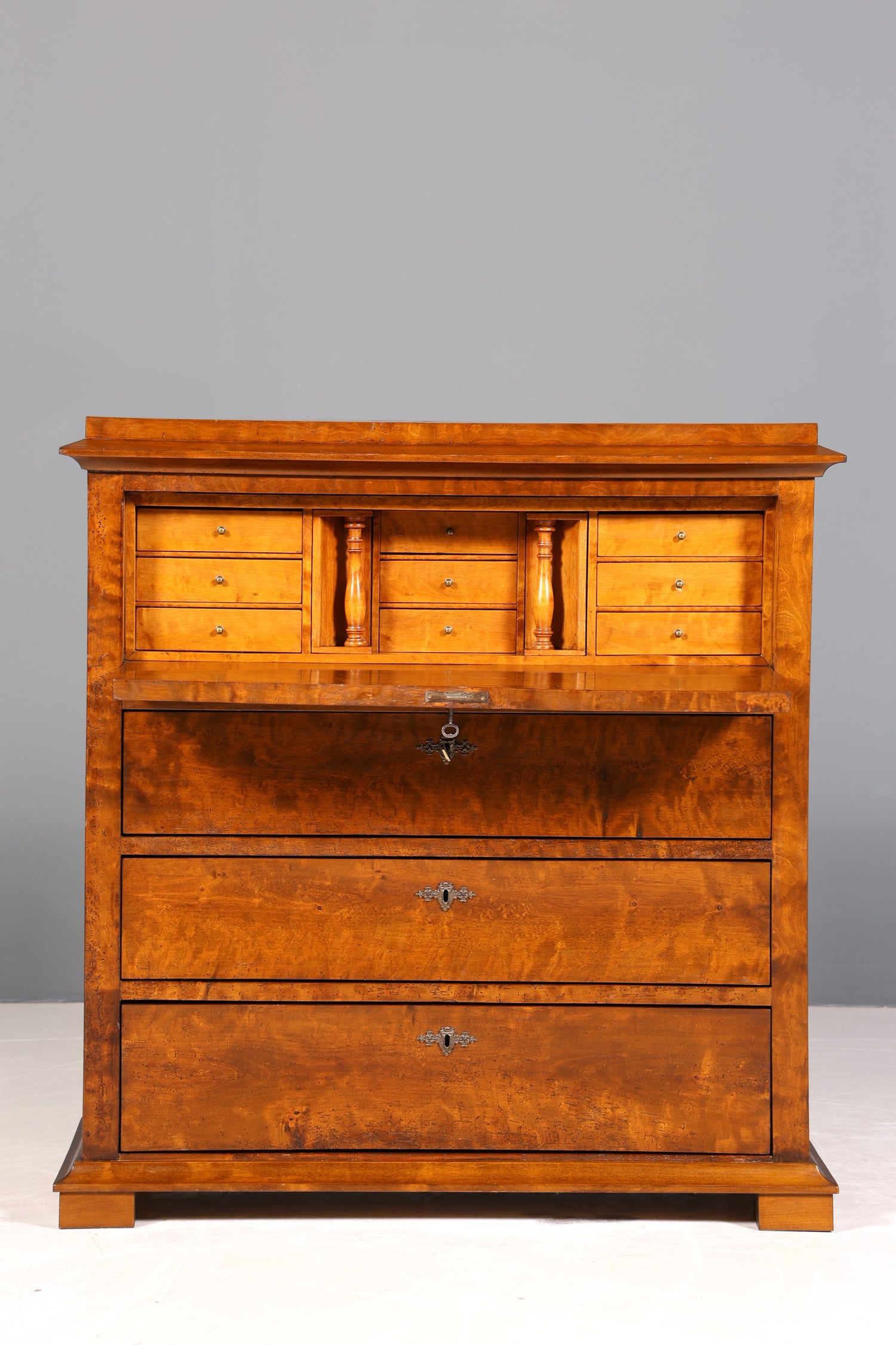 Wunderschöner Biedermeier Sekretär Vertiko Antik Kommode Louis Philippe Schreibkommode