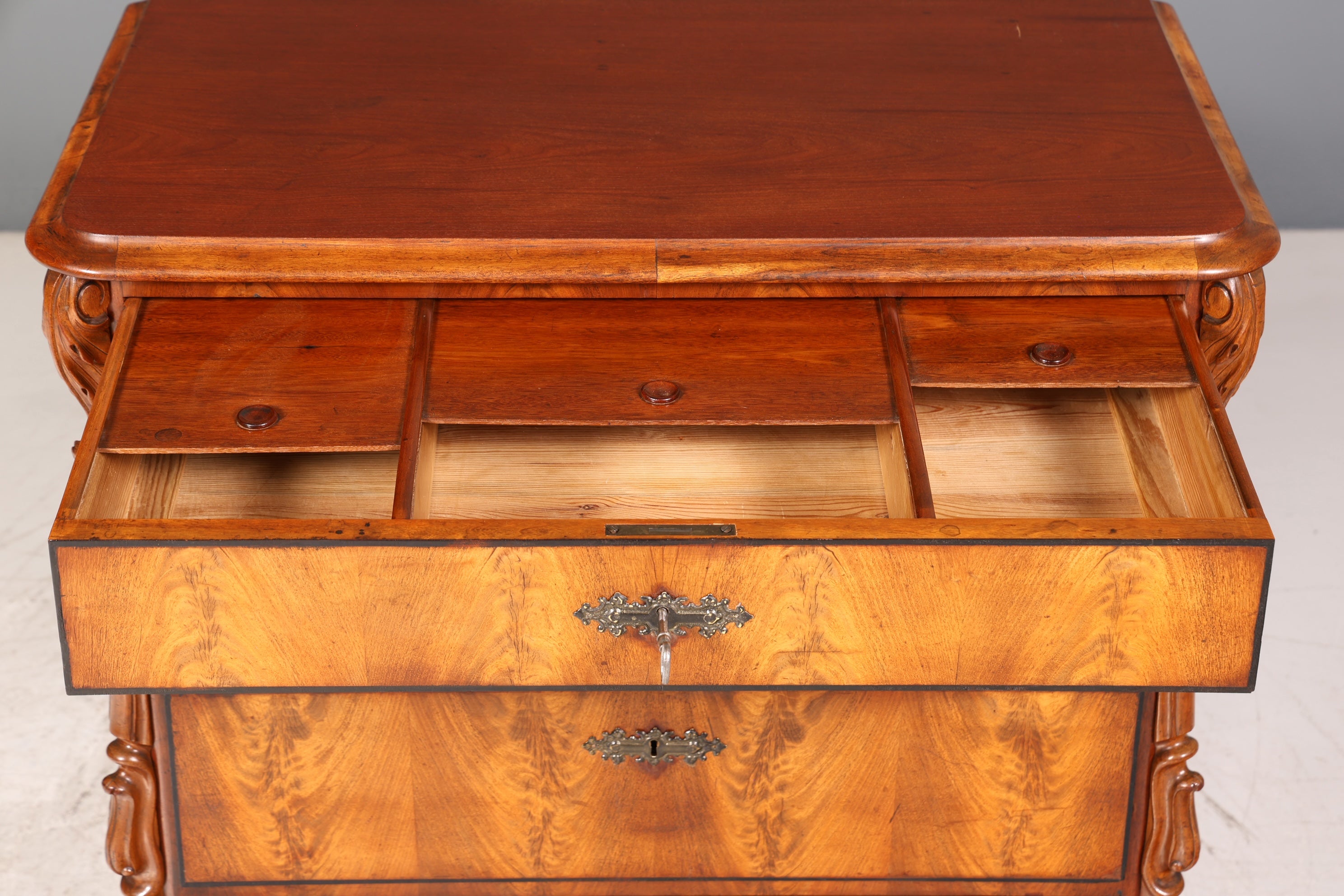 Traumhafte Louis Philippe Kommode Biedermeier Antik Schubladenkommode Sideboard um 1880