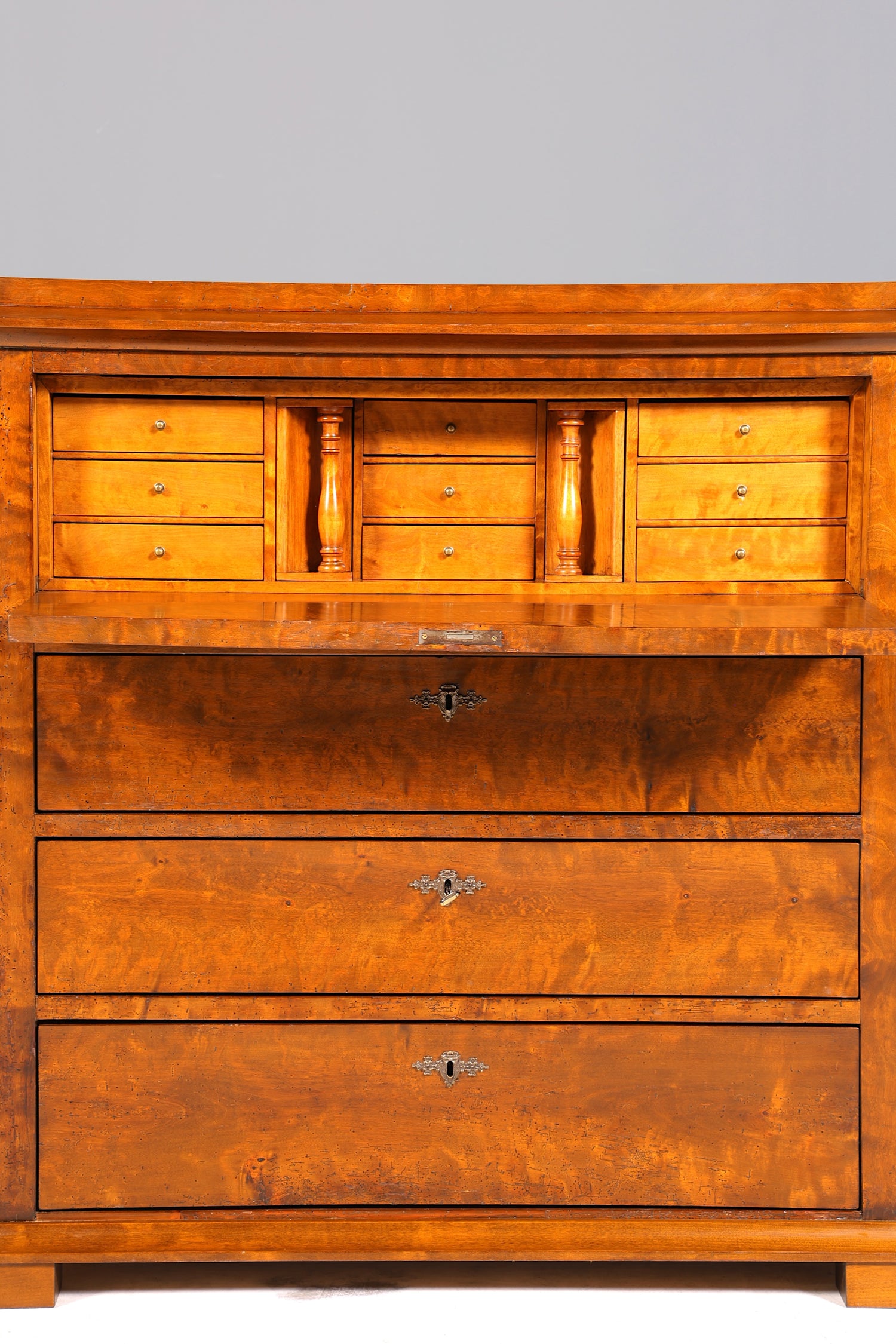 Wunderschöner Biedermeier Sekretär Vertiko Antik Kommode Louis Philippe Schreibkommode