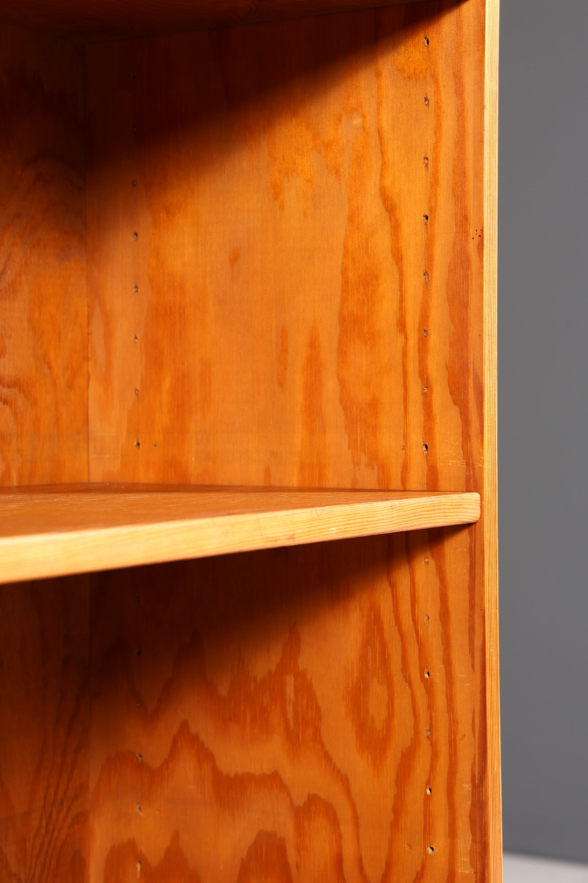Stilvolles Mid Century Regal echt Holz Vintage Bücherregal Schrank Buchablage 60s Bookshelf 5 von 5