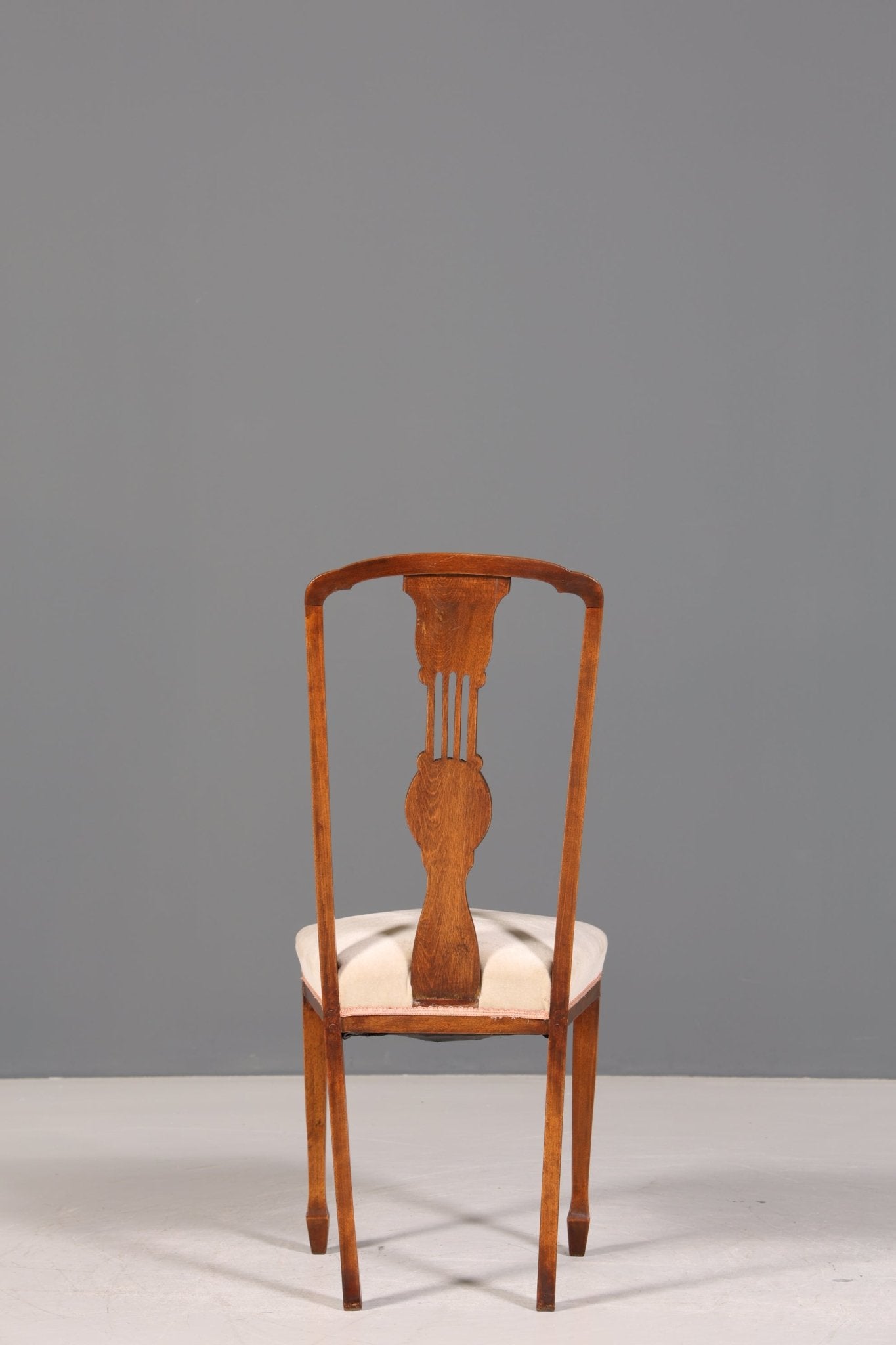 Edler Jugendstil Stuhl Antik Sekretär Stuhl Biedermeier Empire Stil Küchenstuhl Barock Stil Polsterstuhl