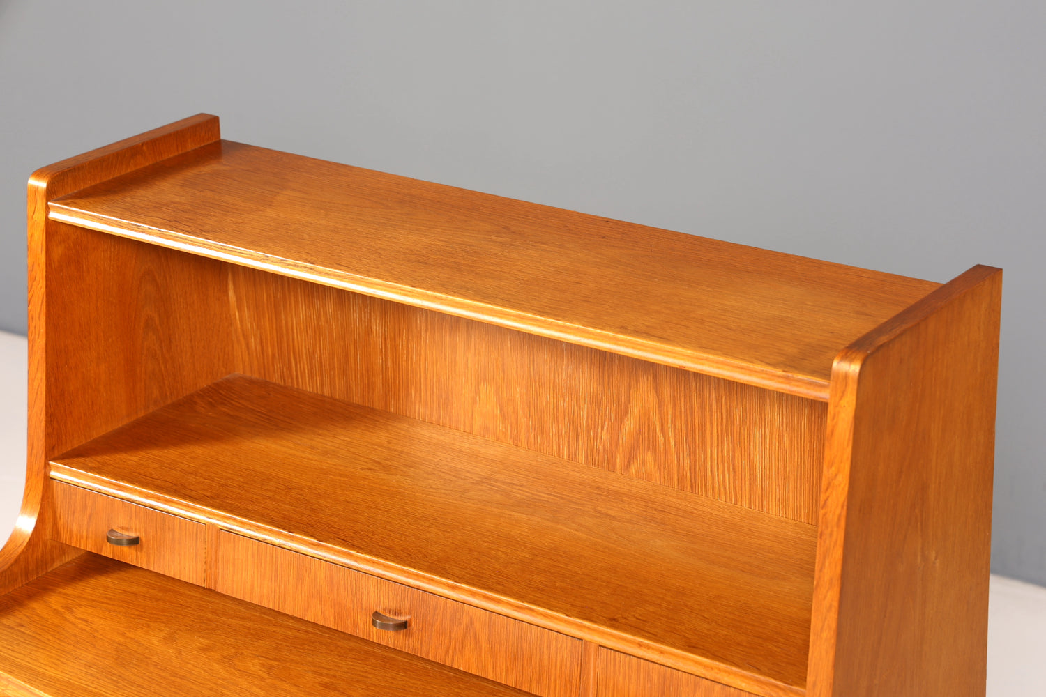 Traumhafter Mid Century Sekretär Büro Kommode echt Holz Schreibkommode Schrank