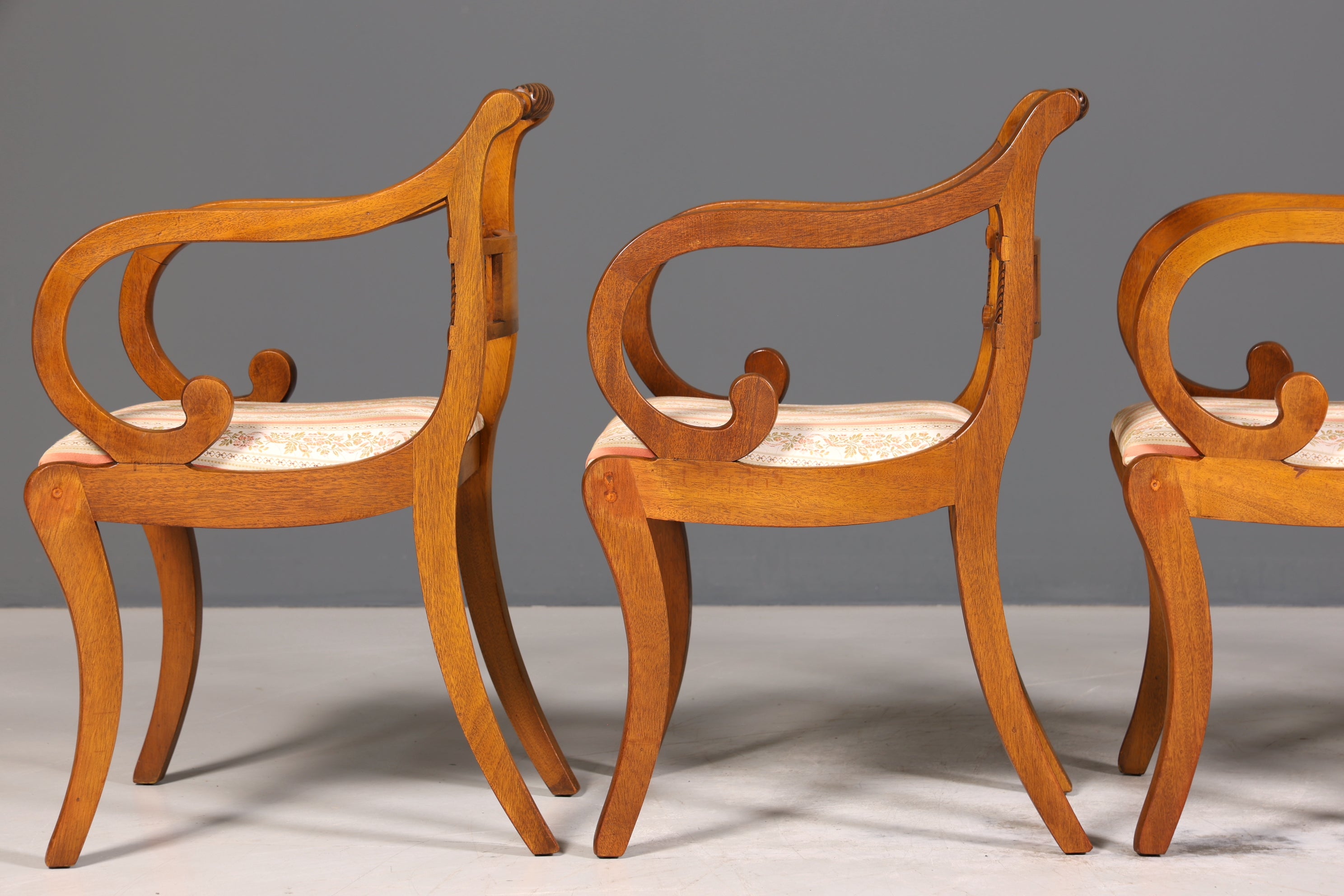 6x Wunderschöne Englische Stühle Englisch Dining Chairs Armlehnstuhl Set Küchenstühle Stuhlset Armlehnstühle