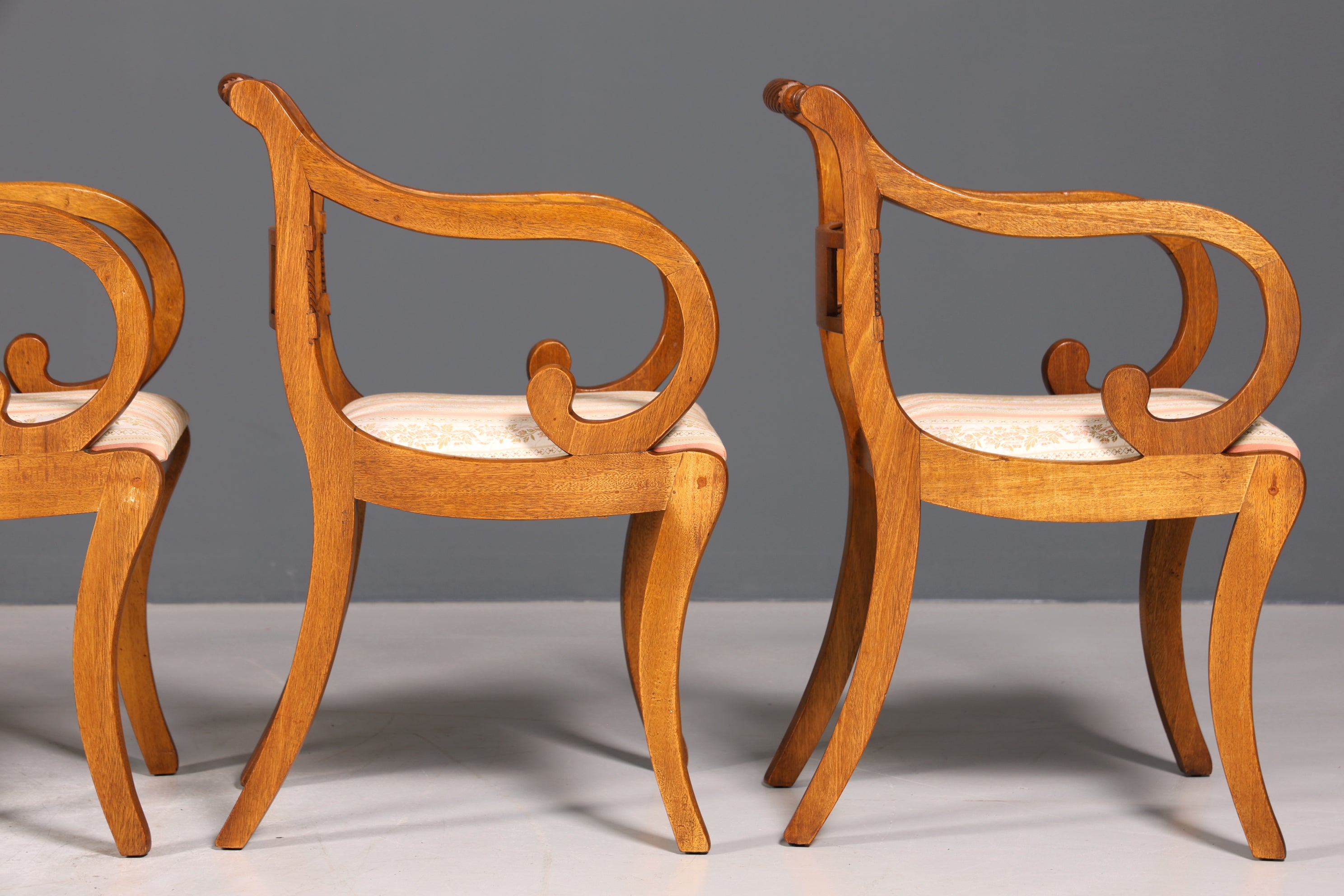 6x Wunderschöne Englische Stühle Englisch Dining Chairs Armlehnstuhl Set Küchenstühle Stuhlset Armlehnstühle