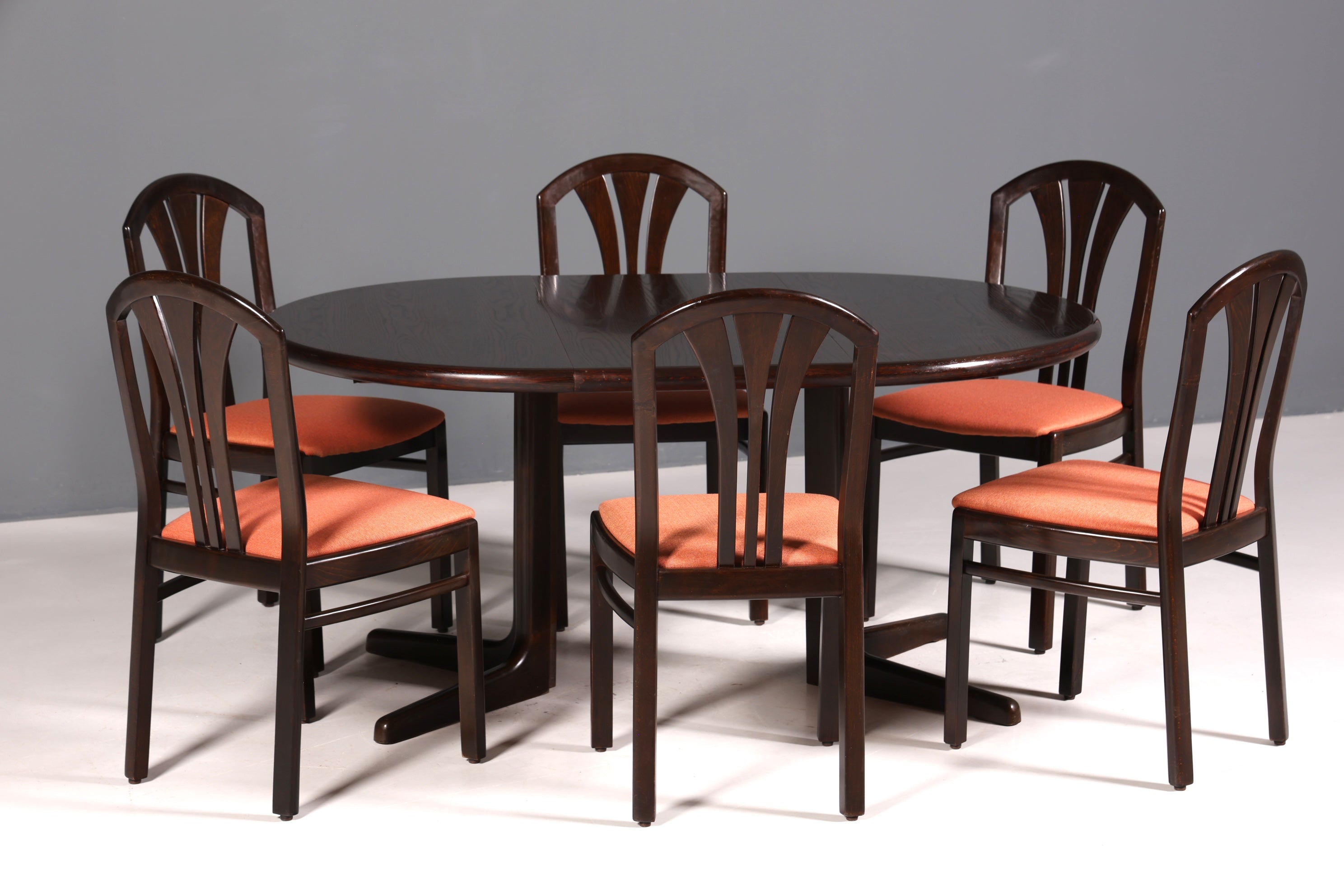 Schlichter Mid Century Esstisch ausziehbarer Vintage Tisch Retro Küchentisch