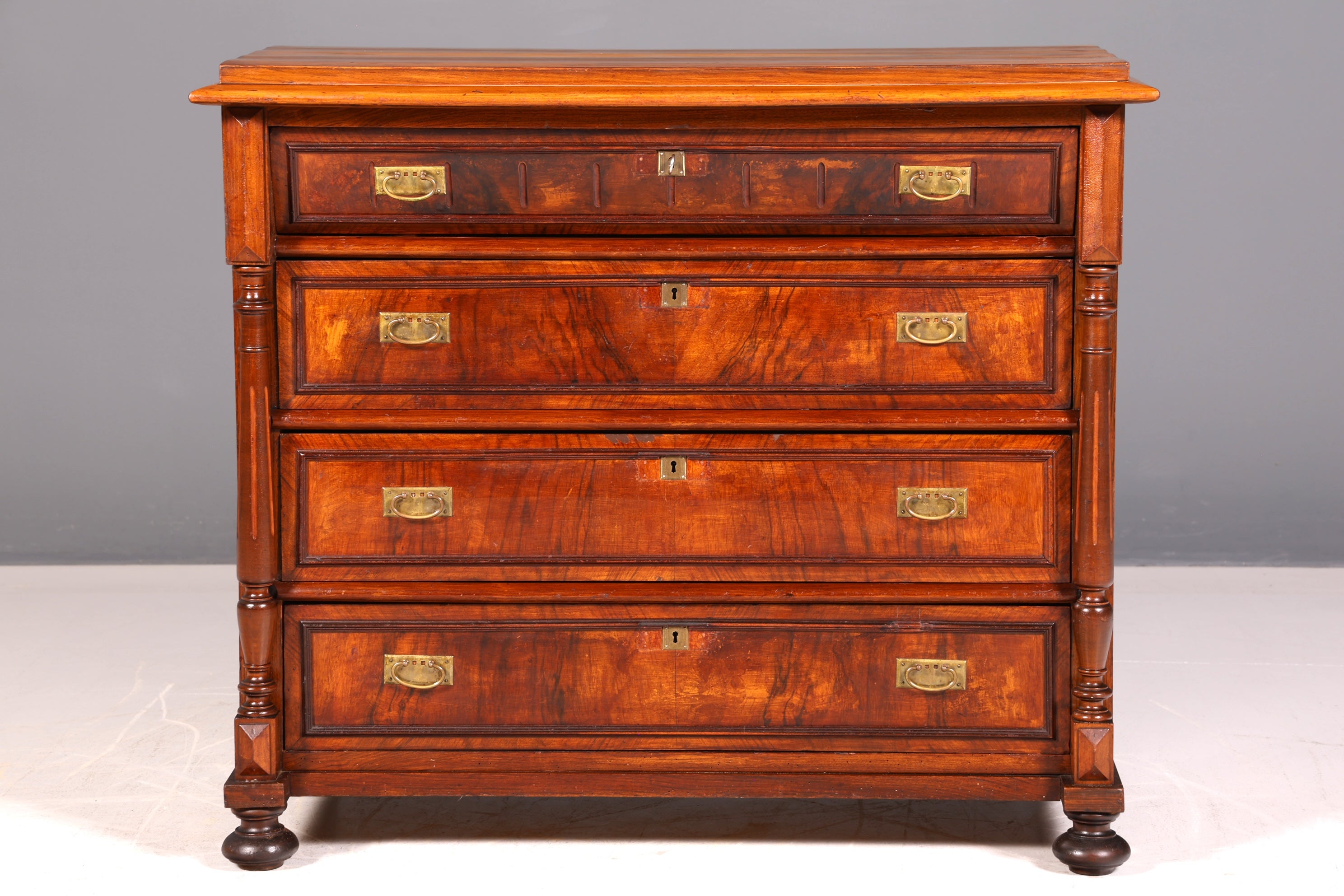 Wunderschöne Gründerzeit Kommode Jugendstil Antik Sideboard Schubladenkommode Wäschekommode um 1900