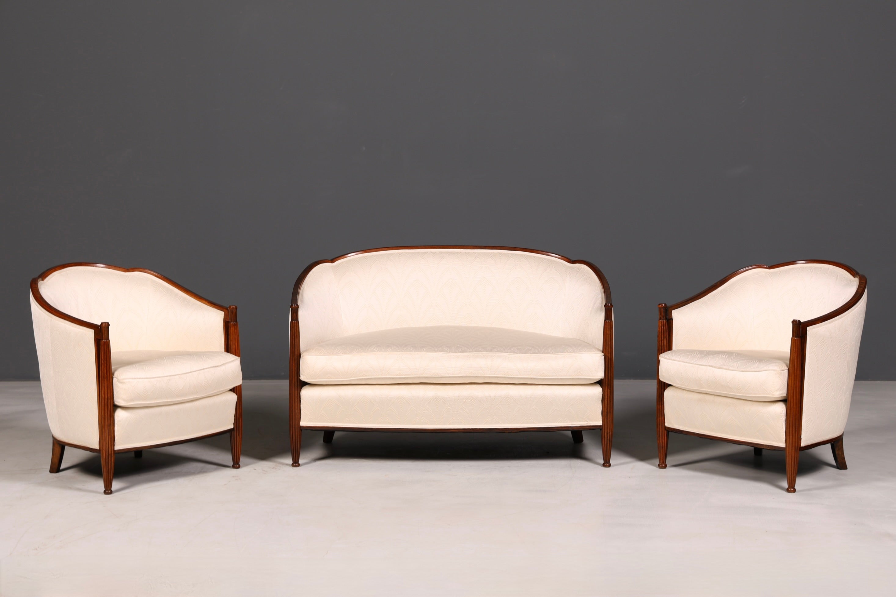 Elegant Art Deco sofa bench 2-seater vintage lounge sofa upholstered sofa salon sofa