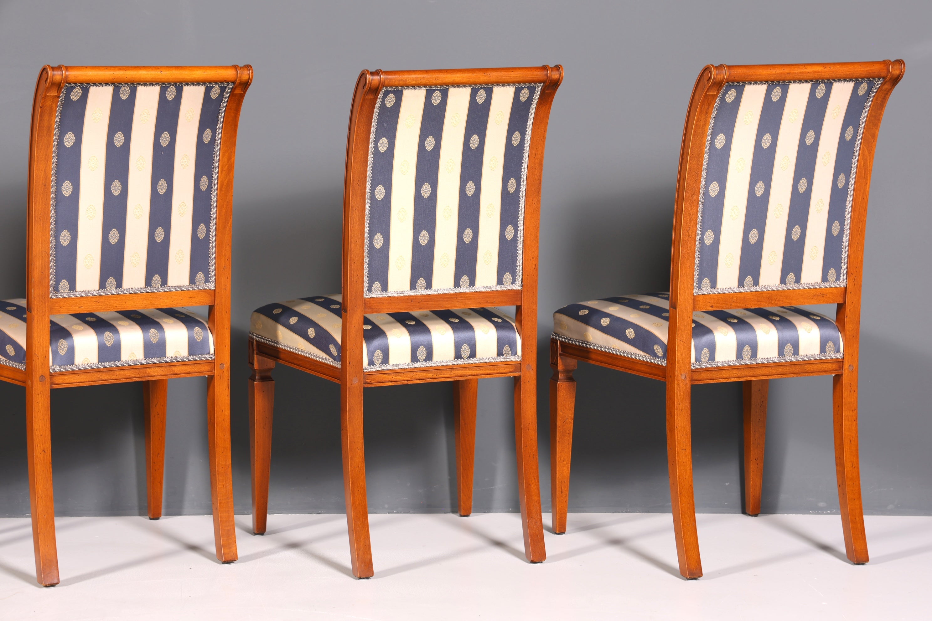 6x Traumhafte Selva Stühle Esszimmer Stuhl Set Villa Borghese Küchenstühle Antik Stil Set