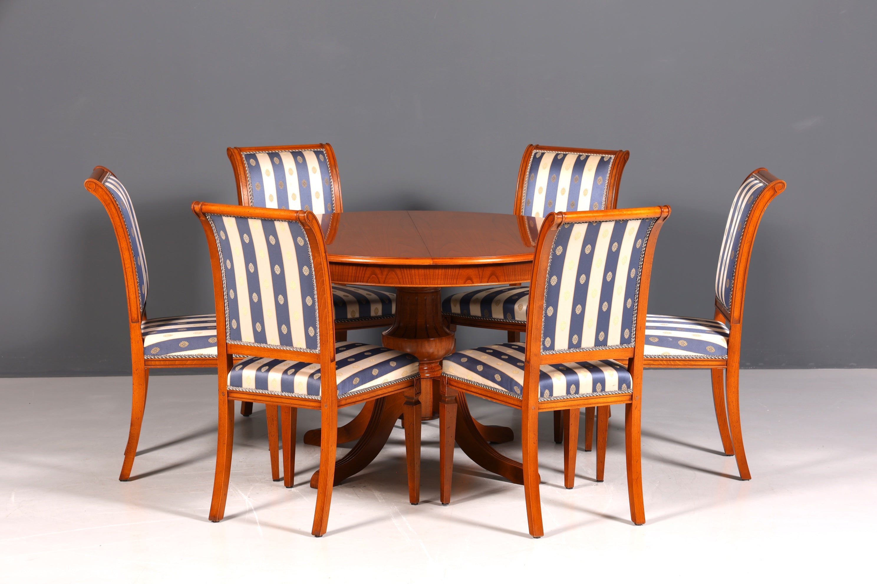 6x Traumhafte Selva Stühle Esszimmer Stuhl Set Villa Borghese Küchenstühle Antik Stil Set