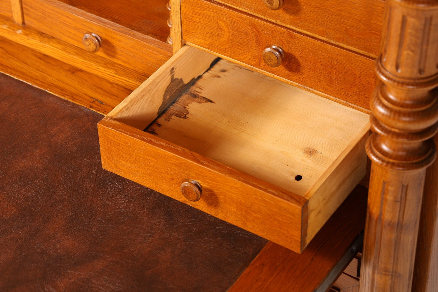 Stilvoller Gründerzeit Sekretär Vertiko Highboard Louis Philippe Kommode um 1880