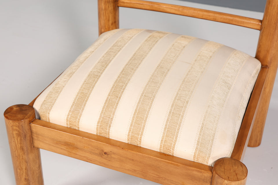 Seltener Design Loungesessel Mid Century Nussbaum Sessel