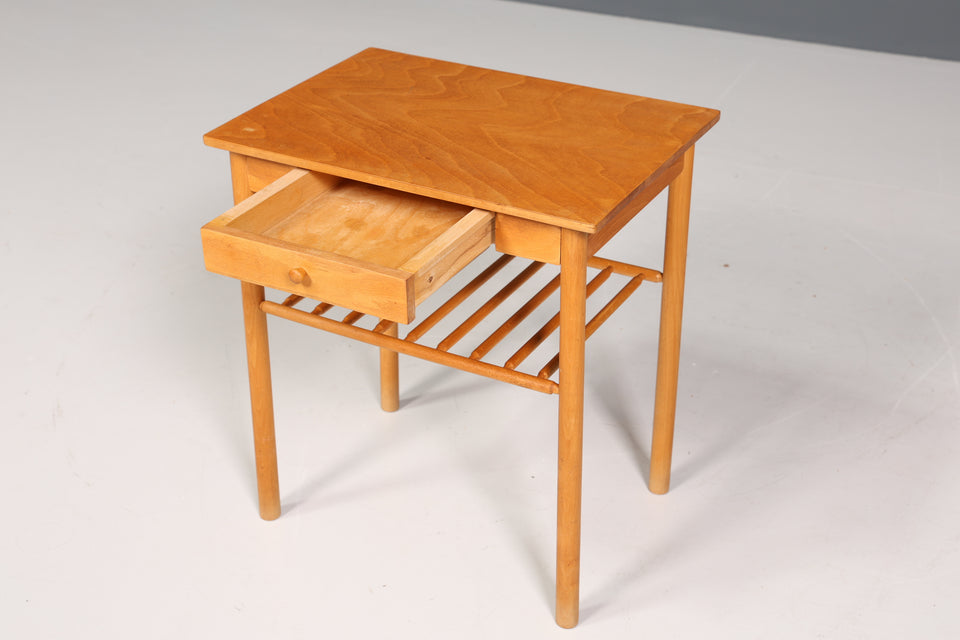 Wunderschöner Mid Century Beistelltisch Retro Ablagetisch Skandinawisch 60s