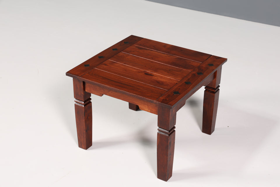 Wunderschöner massiv Sheesham Couchtisch Kolonial Stil Holz Tisch