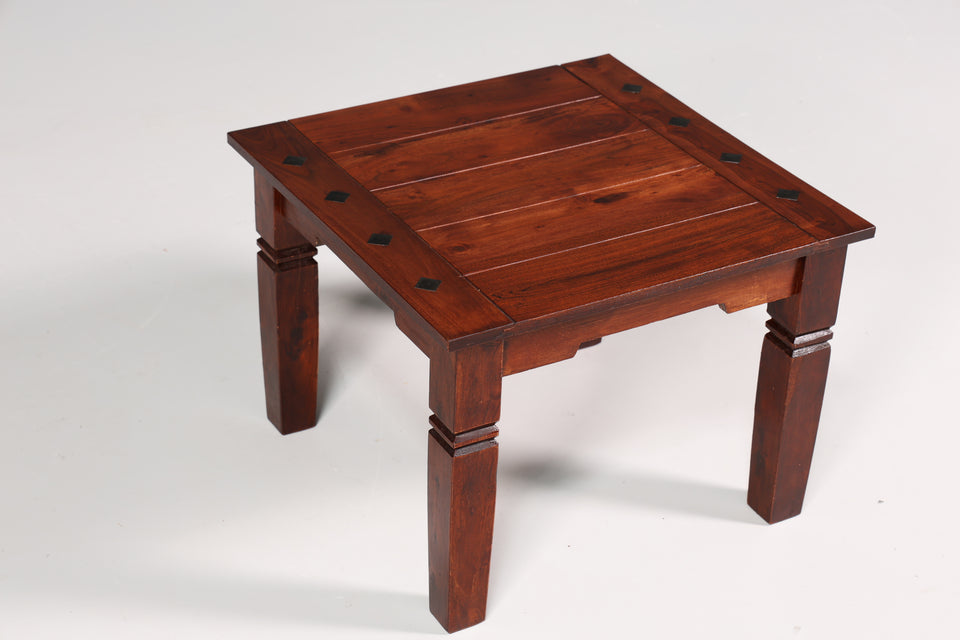 Wunderschöner massiv Sheesham Couchtisch Kolonial Stil Holz Tisch