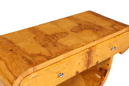 Stilvolle Art Deco Wandkonsole Birke Sideboard Antik Stil Biedermeier